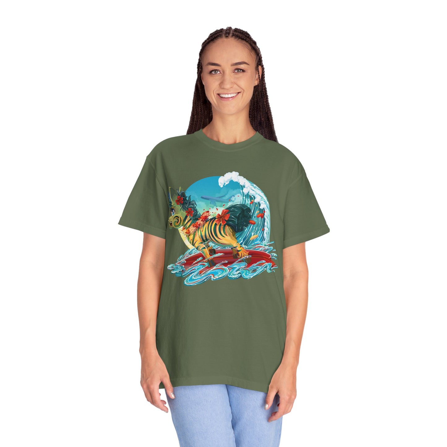 LeeNeigh Goes Surfing Unisex T-shirt