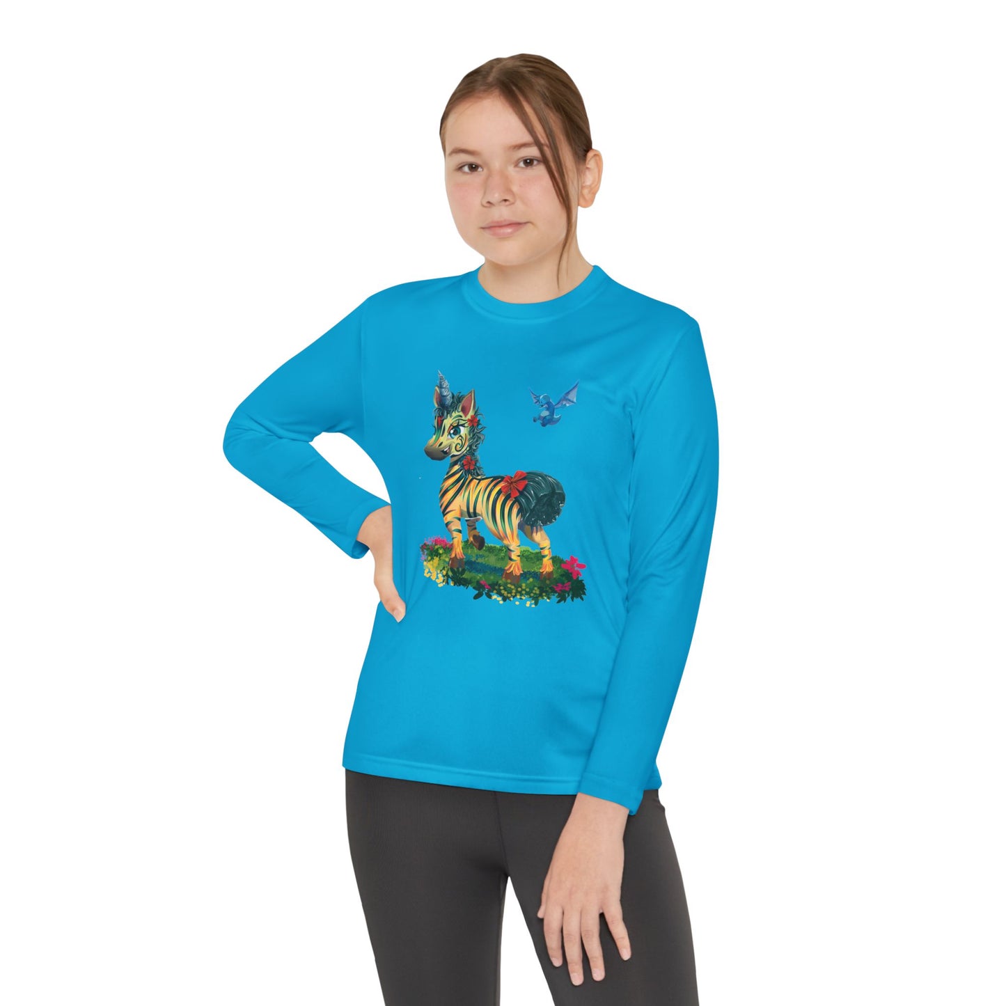 Long Sleeve Youth Tee - LeeNeigh Unicorn