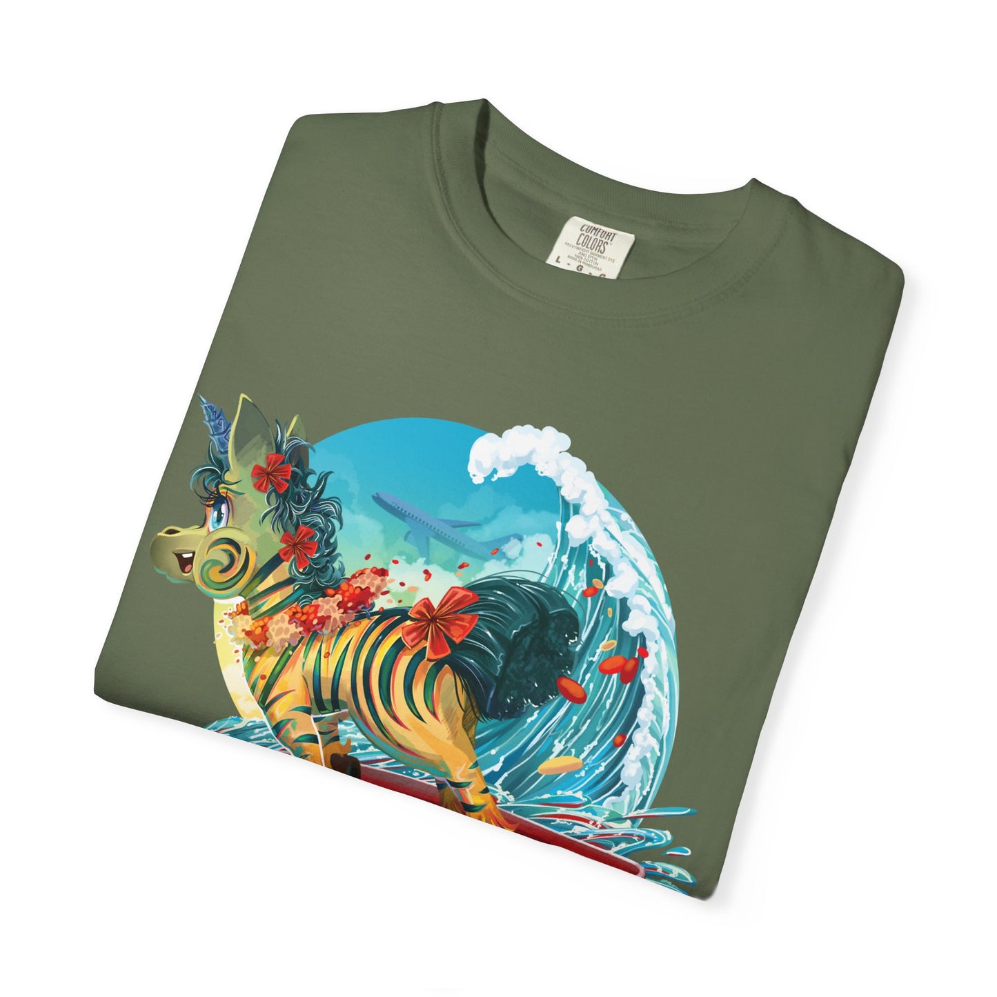 LeeNeigh Goes Surfing Unisex T-shirt