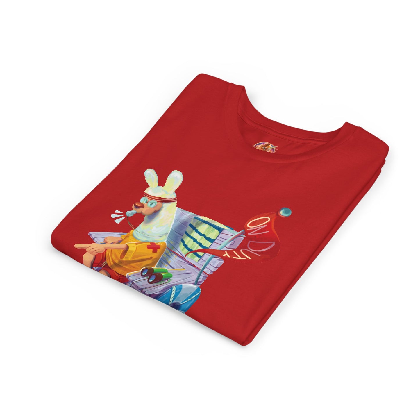Larry the Llama Plays Lifeguard Kids T-Shirt