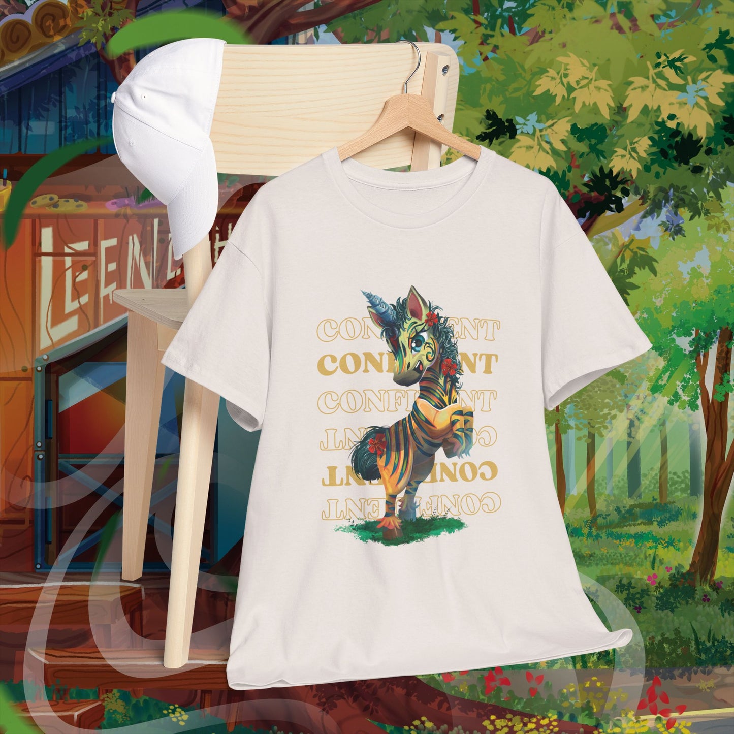 LeeNeigh Confident Unisex Heavy Cotton Tee