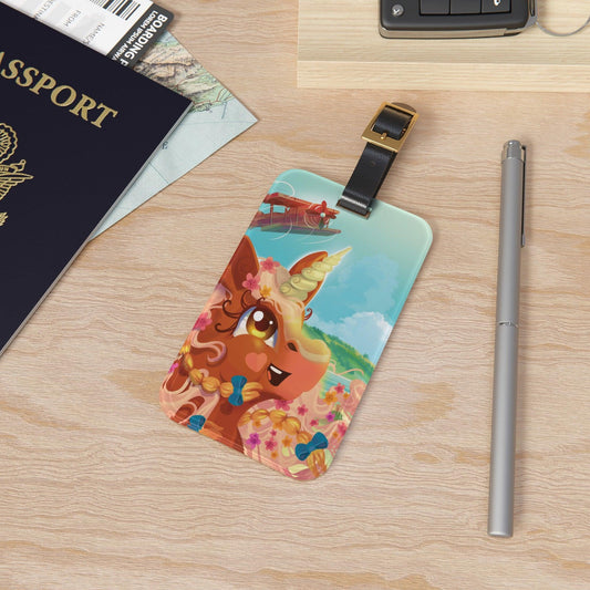 Gwenhwyer Luggage Tag - Claires Unicorn Adventures