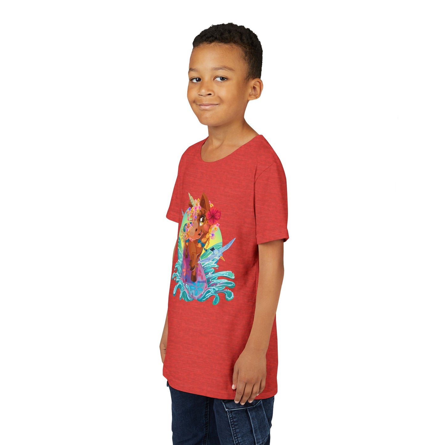 Gwenhwyer's Surfing Adventure Kids T-Shirt