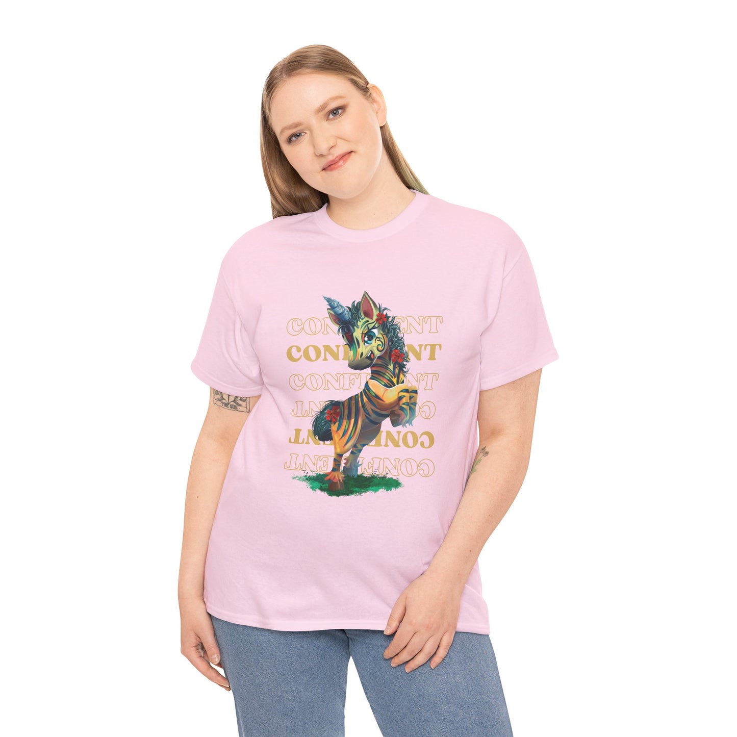 LeeNeigh Confident Unisex Heavy Cotton Tee