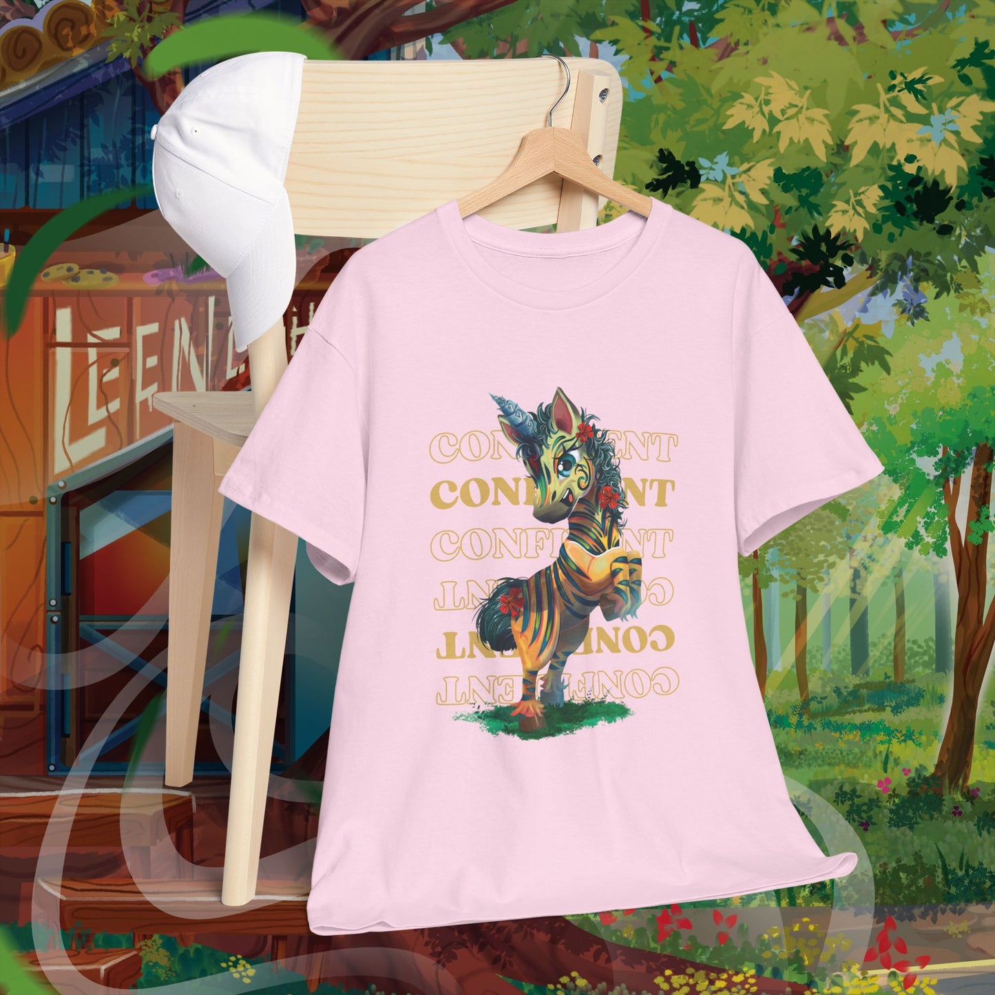 LeeNeigh Confident Unisex Heavy Cotton Tee