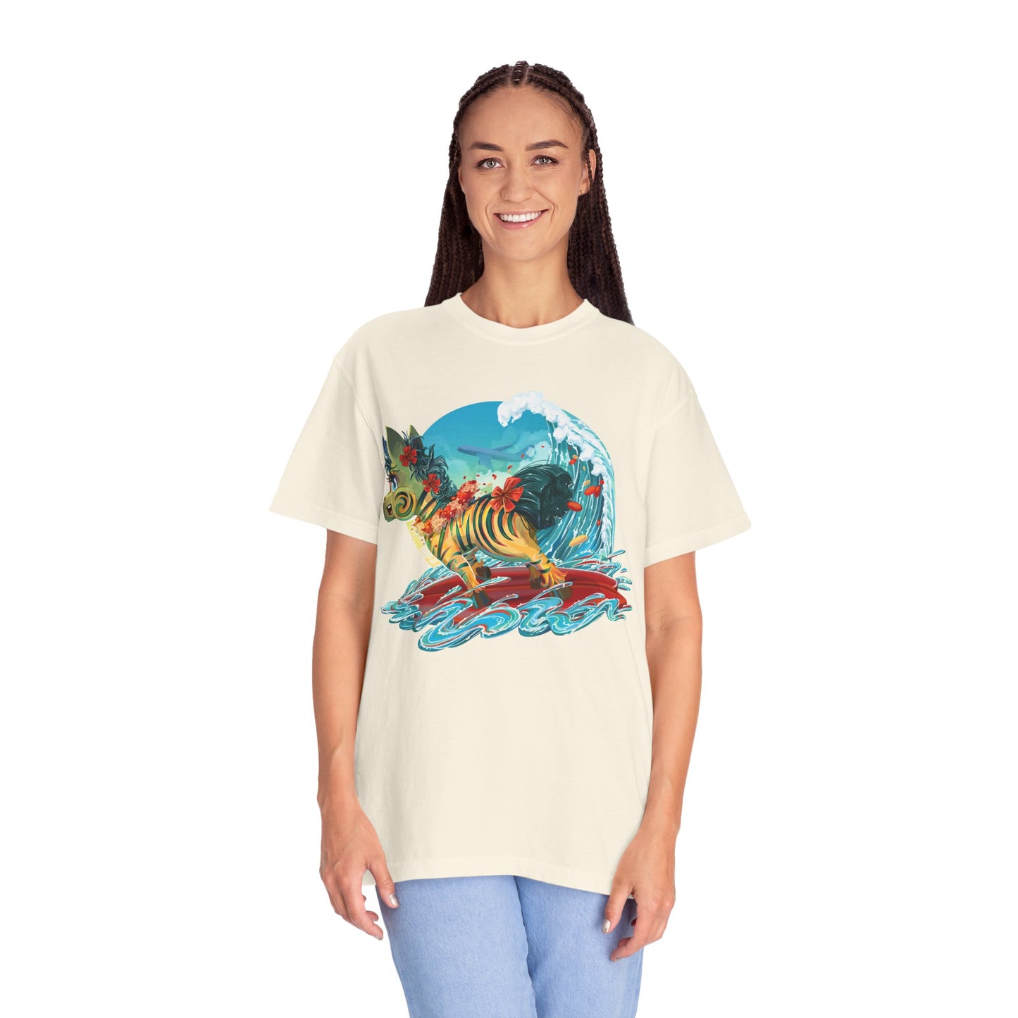 LeeNeigh Goes Surfing Unisex T-shirt