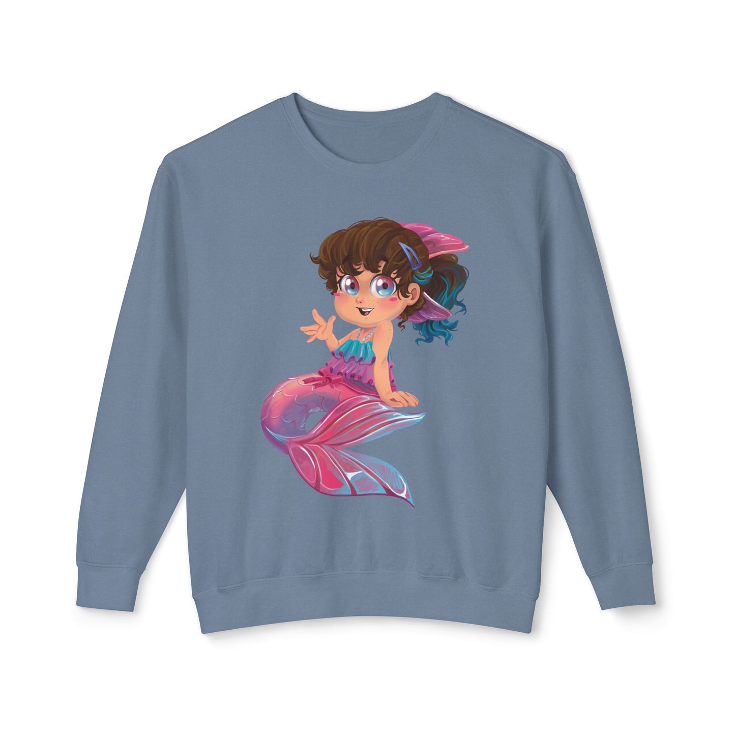 Mermaid Lightweight Crewneck Sweatshirt - Serena