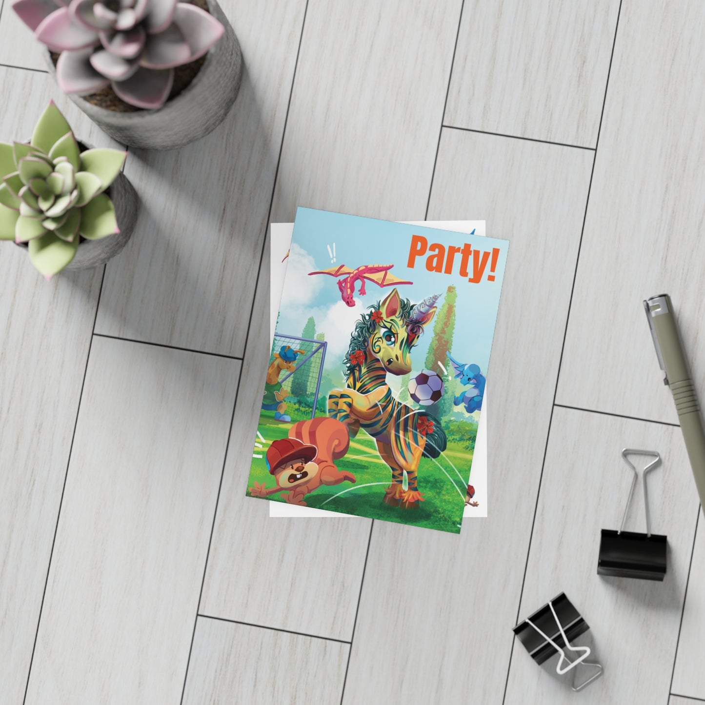 LeeNeigh Party Invitation Postcard Bundles (envelopes not included)