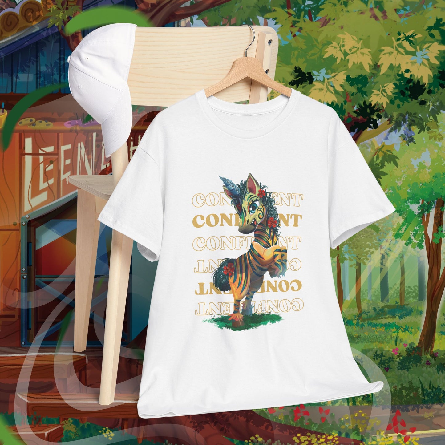 LeeNeigh Confident Unisex Heavy Cotton Tee