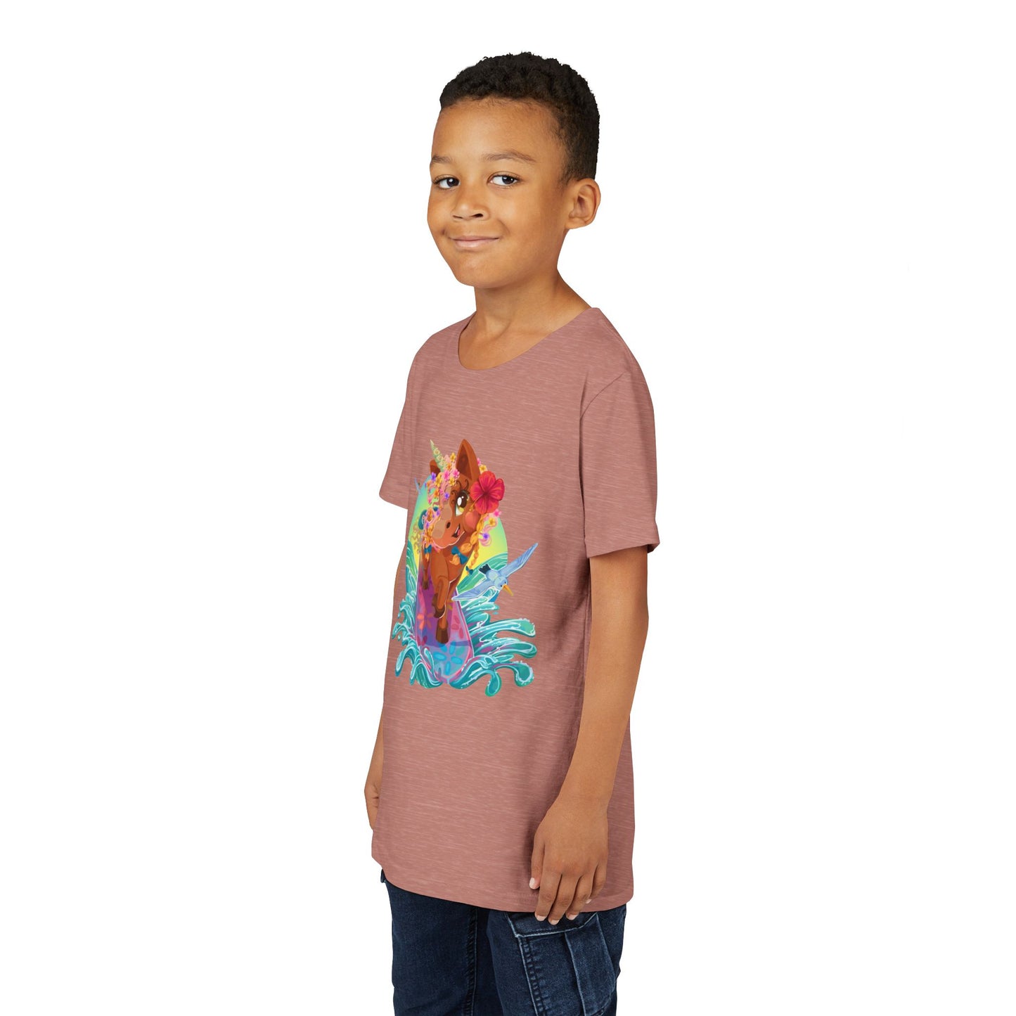 Gwenhwyer's Surfing Adventure Kids T-Shirt