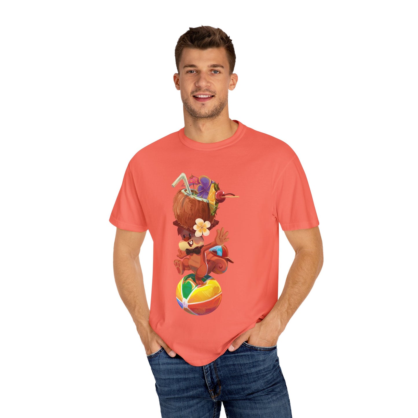 Tyrone the Squirrel Beach Ball Balancing Act Unisex T-Shirt