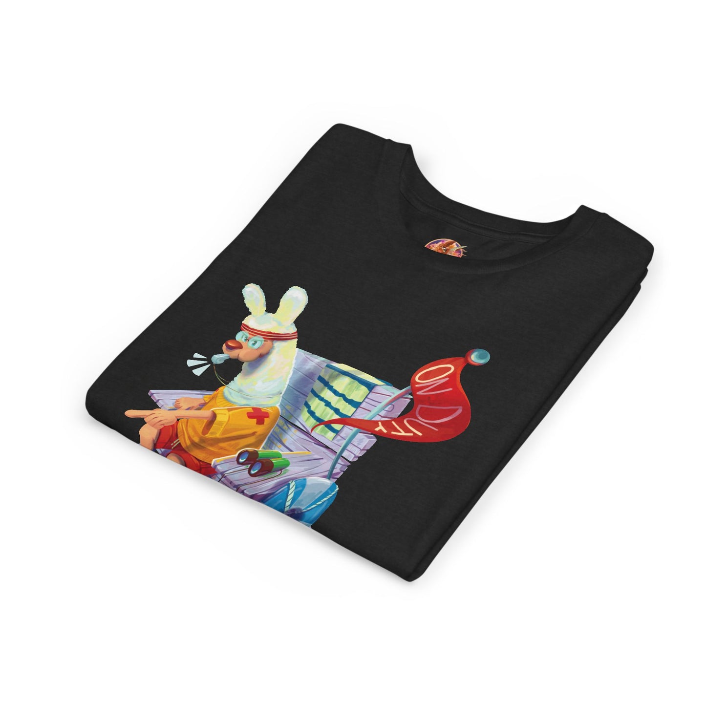 Larry the Llama Plays Lifeguard Kids T-Shirt