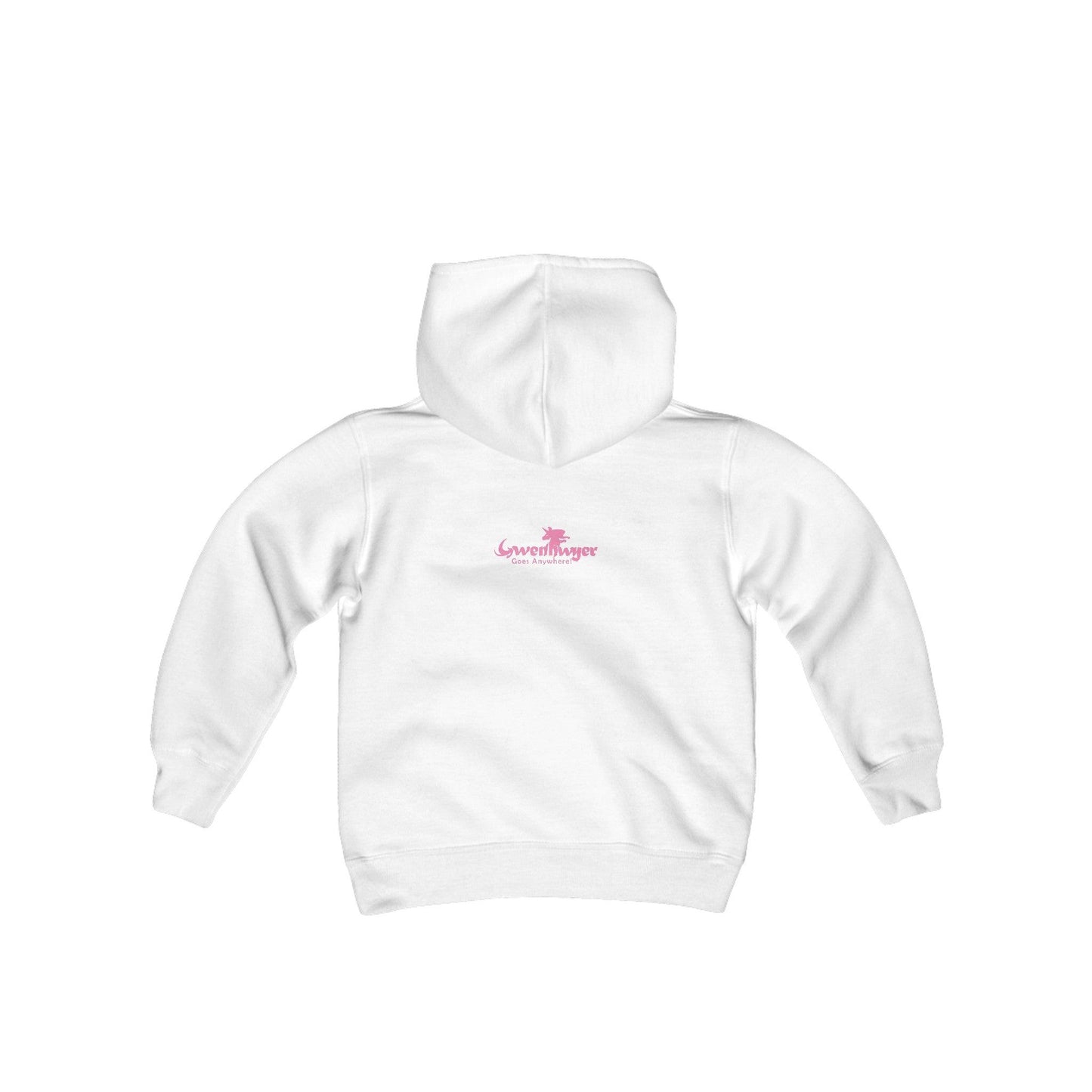 Gwenhwyer Youth Heavy Blend Hooded Sweatshirt - Claires Unicorn Adventures