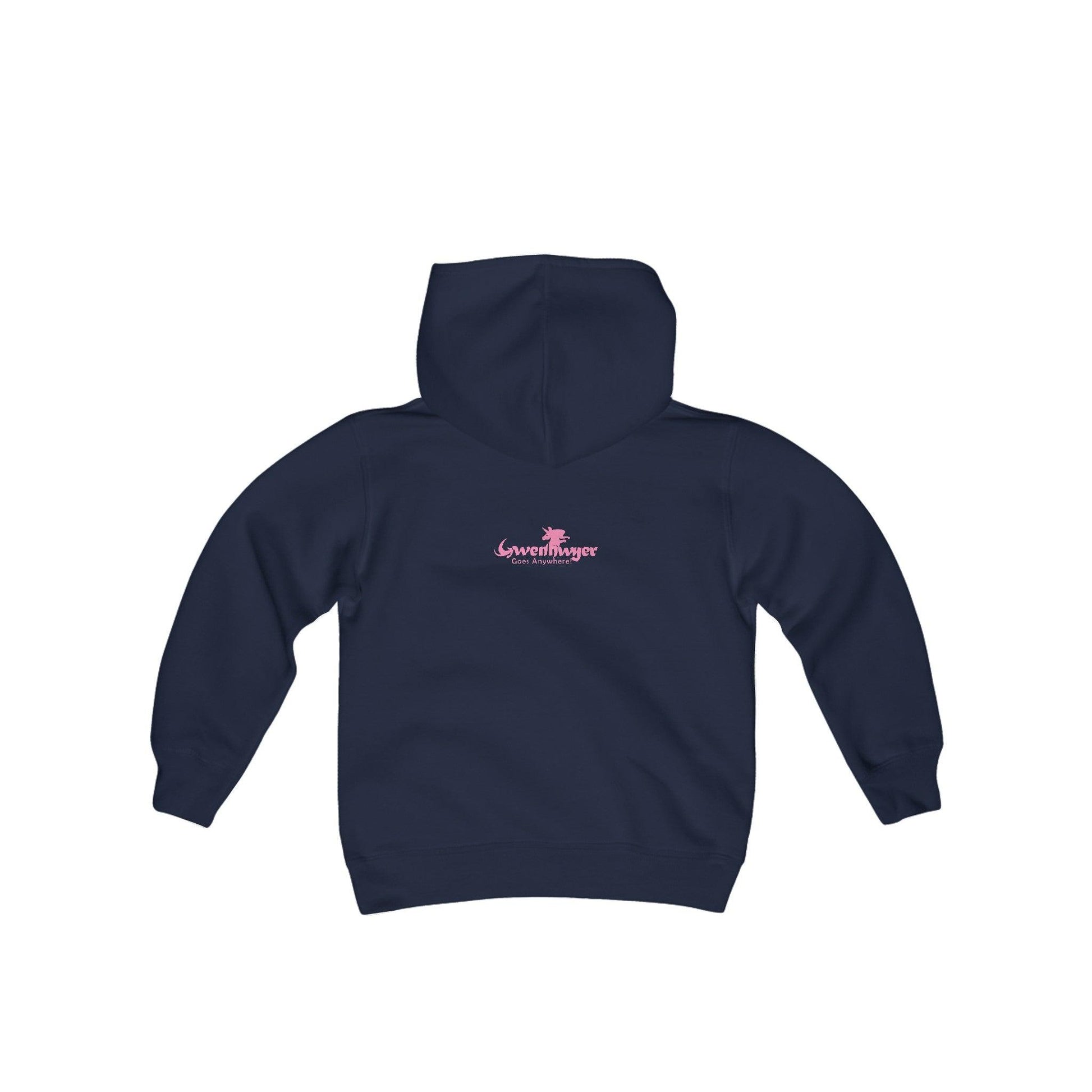 Gwenhwyer Youth Heavy Blend Hooded Sweatshirt - Claires Unicorn Adventures