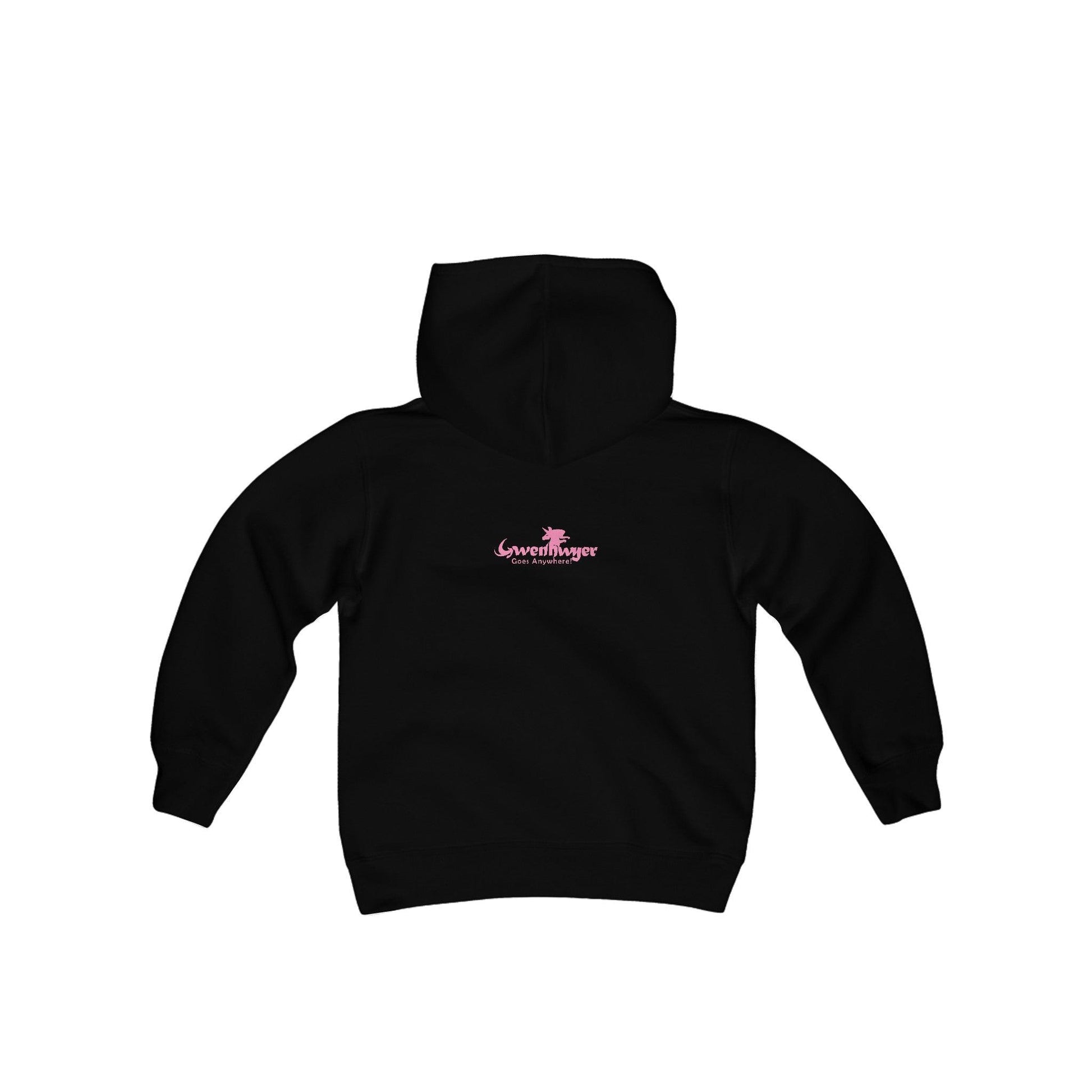 Gwenhwyer Youth Heavy Blend Hooded Sweatshirt - Claires Unicorn Adventures