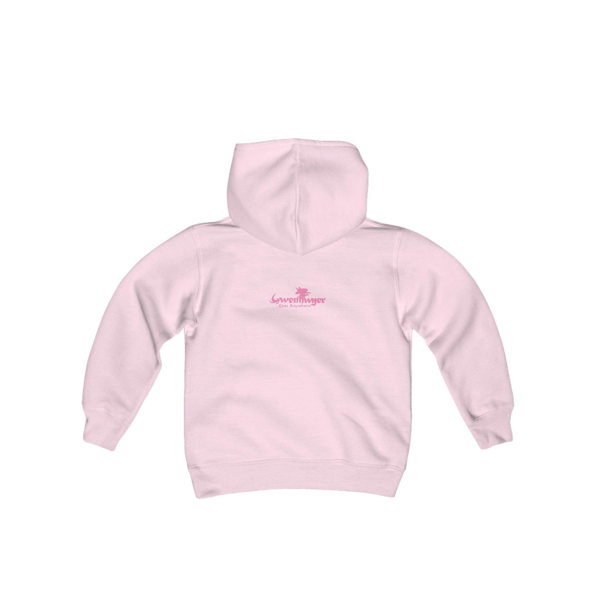 Gwenhwyer Youth Heavy Blend Hooded Sweatshirt - Claires Unicorn Adventures