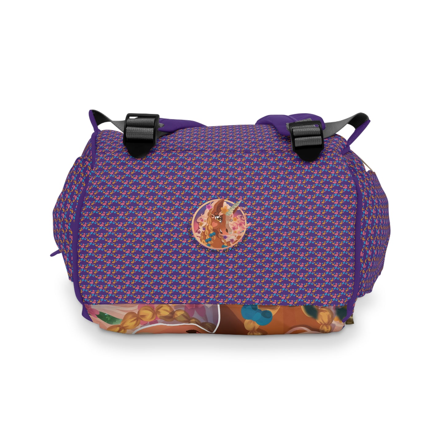 Gwenhwyer Purple Multi-use Backpack