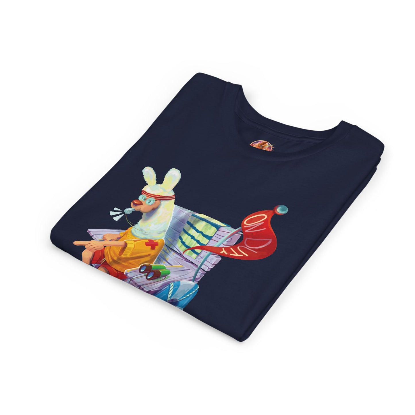 Larry the Llama Plays Lifeguard Kids T-Shirt
