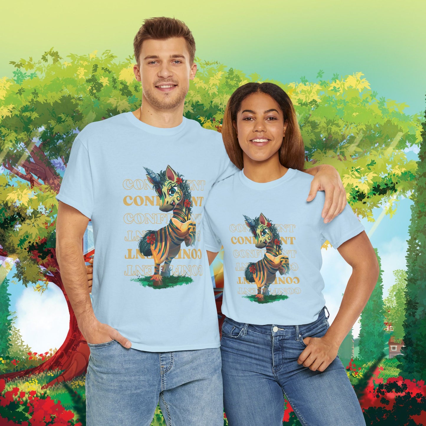 LeeNeigh Confident Unisex Heavy Cotton Tee