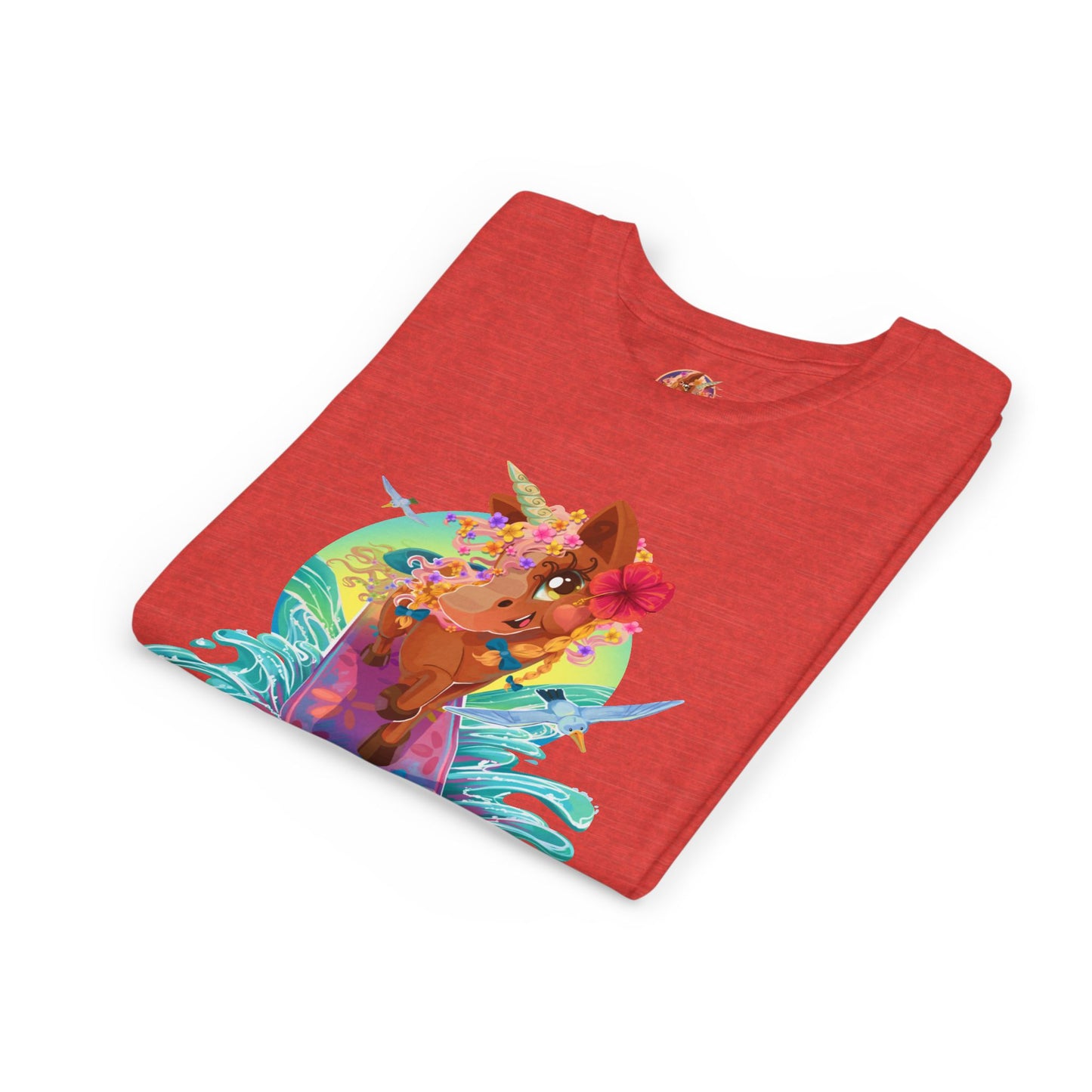 Gwenhwyer's Surfing Adventure Kids T-Shirt