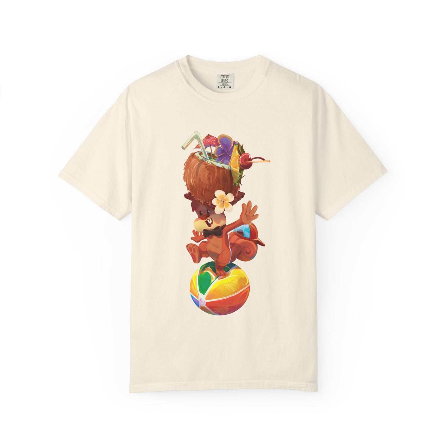 Tyrone the Squirrel Beach Ball Balancing Act Unisex T-Shirt