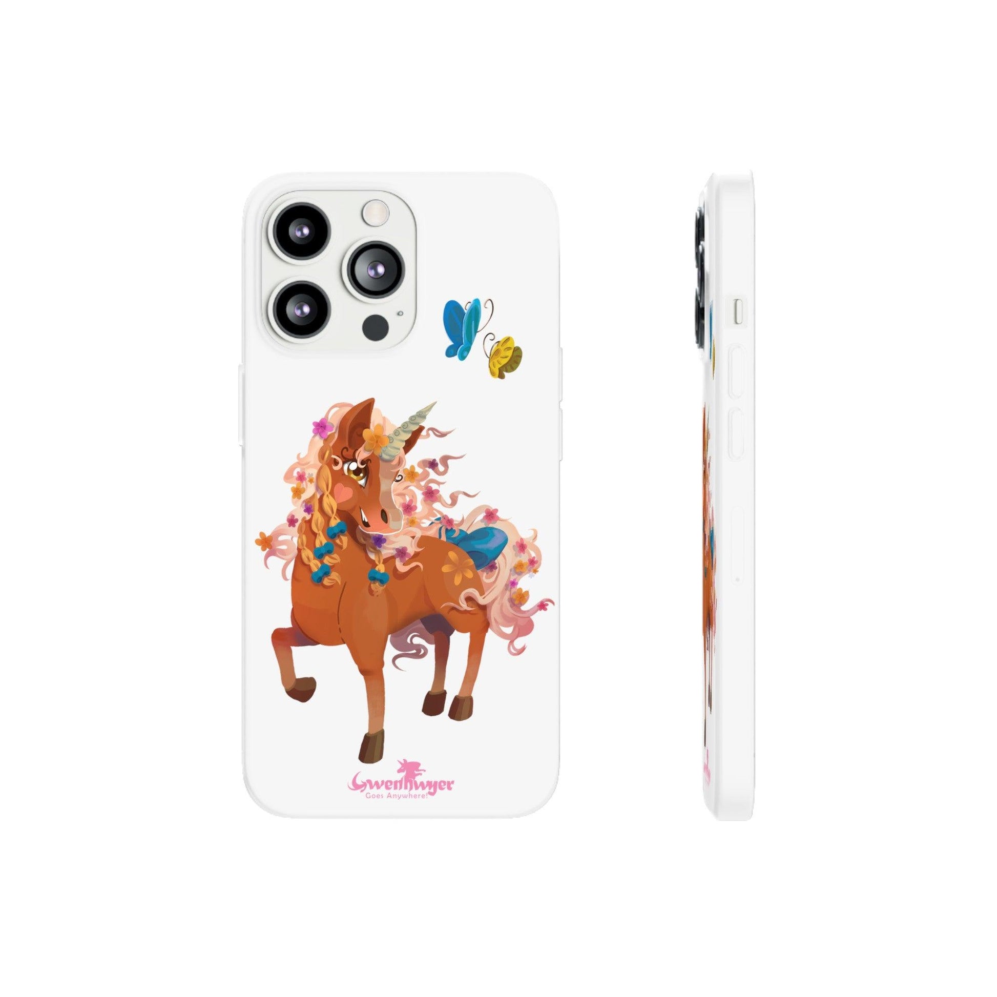 Gwenhwyer Flexi Case - Claires Unicorn Adventures