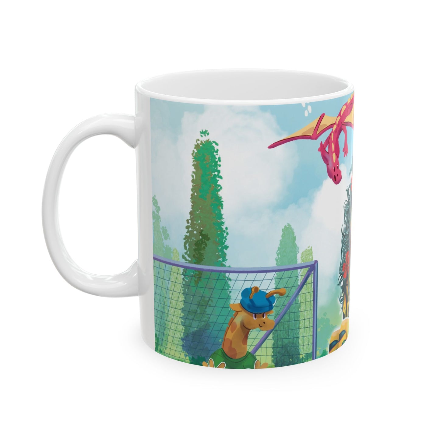 LeeNeigh Soccer Ceramic Mug