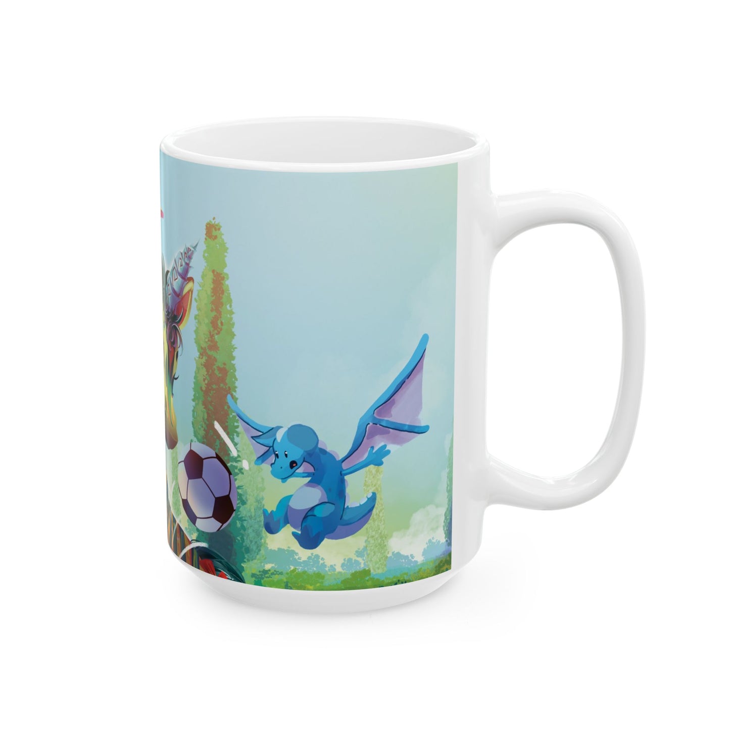 LeeNeigh Soccer Ceramic Mug