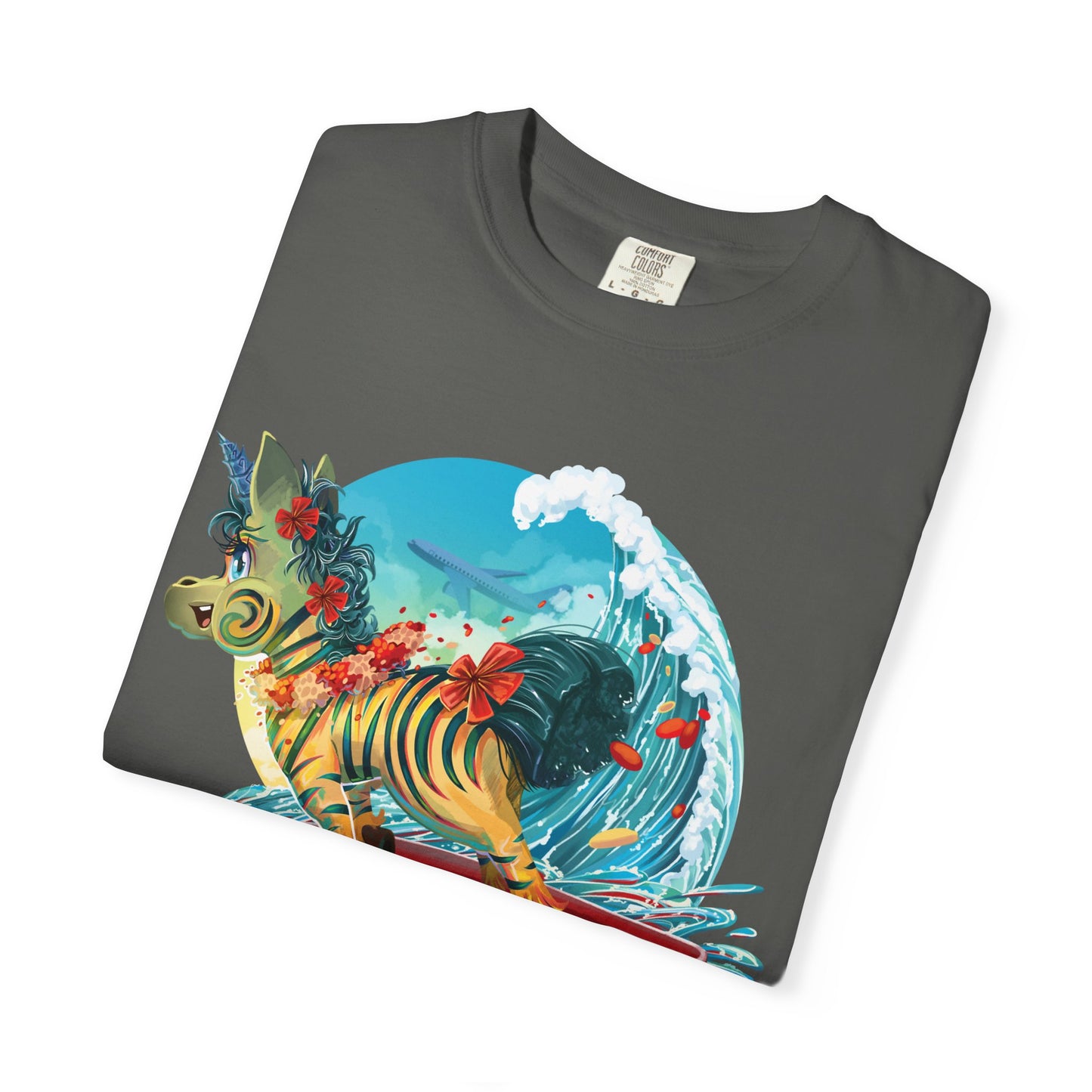 LeeNeigh Goes Surfing Unisex T-shirt