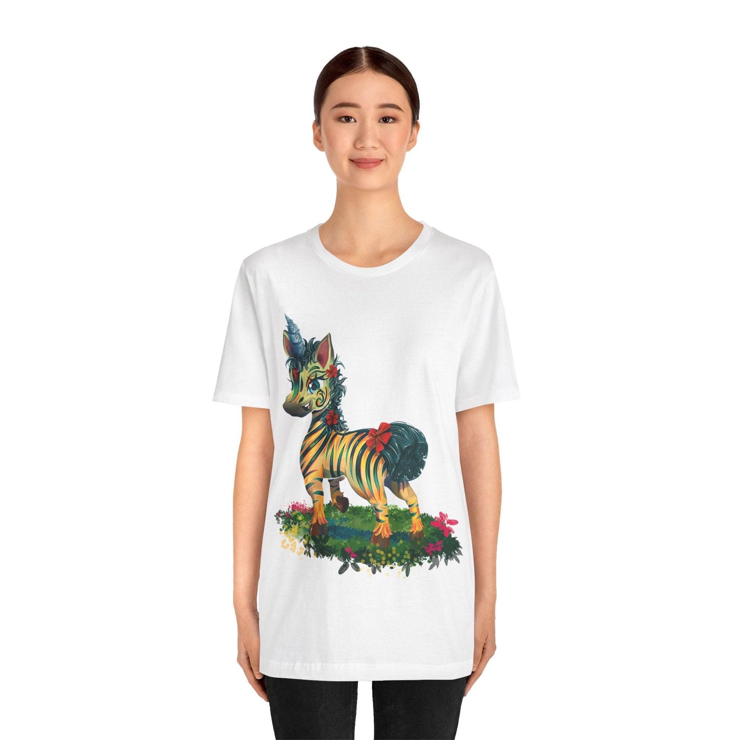 LeeNeigh Unisex Jersey Short Sleeve Tee - Claires Unicorn Adventures