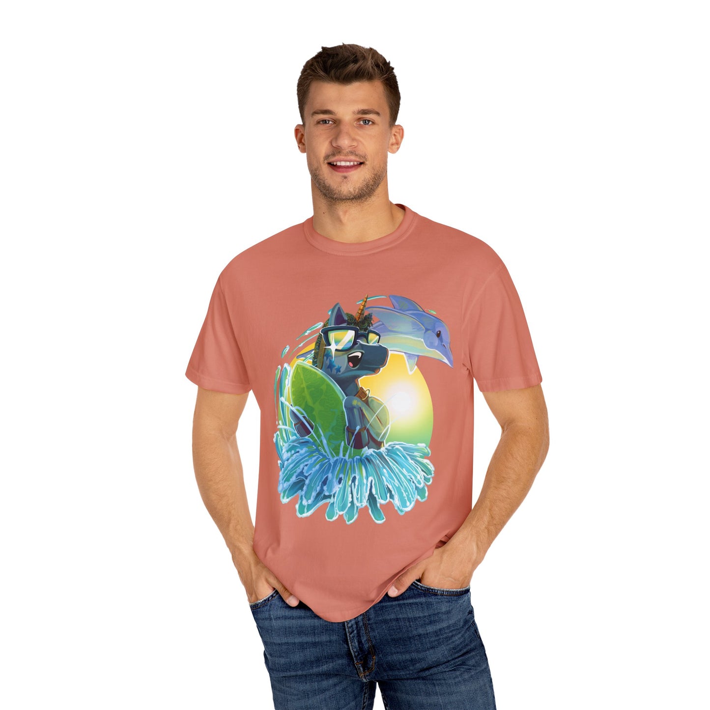 Arty Goes Surfing Unisex T-Shirt