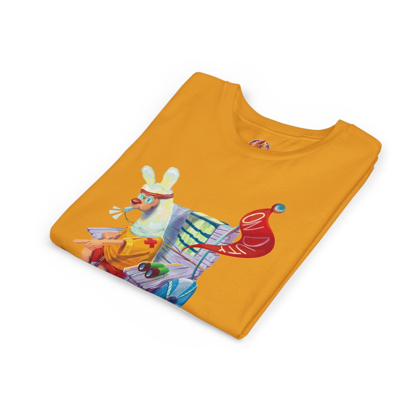 Larry the Llama Plays Lifeguard Kids T-Shirt
