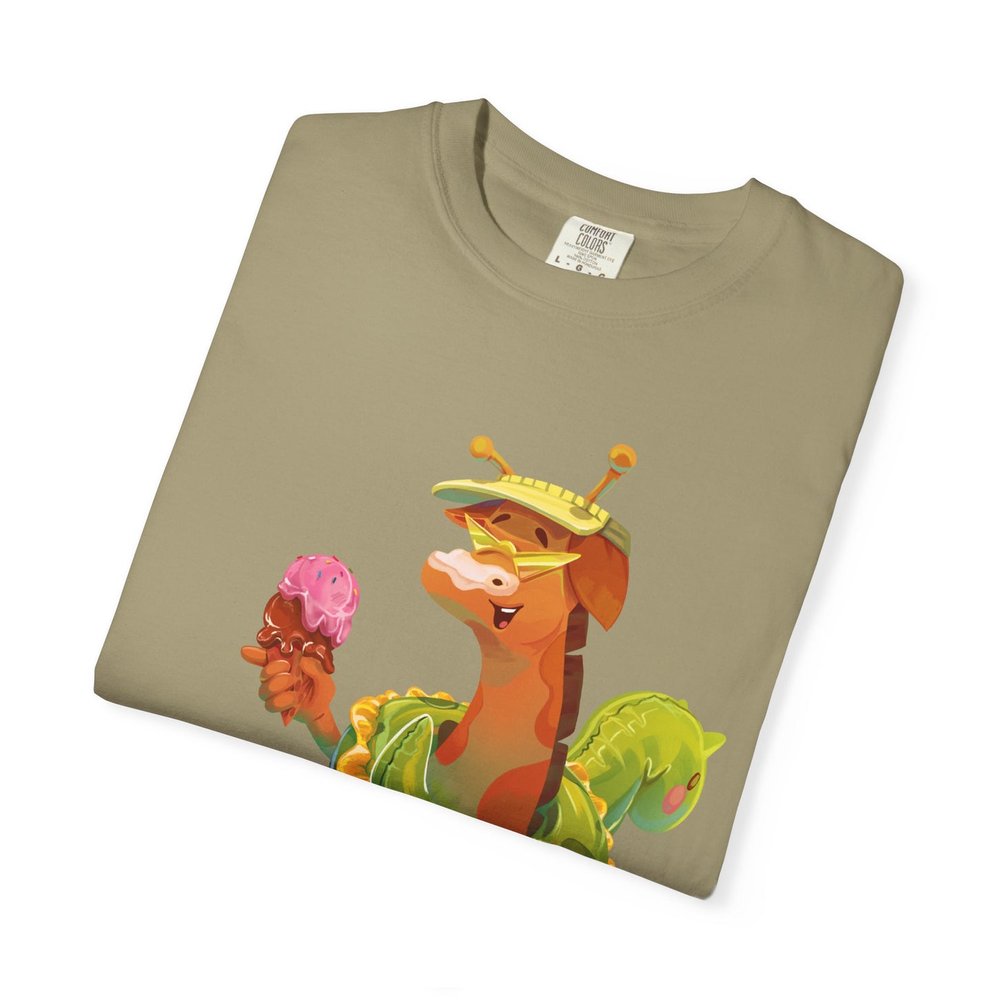 Clippity Clop Giraffe in a Pool Unisex T-shirt