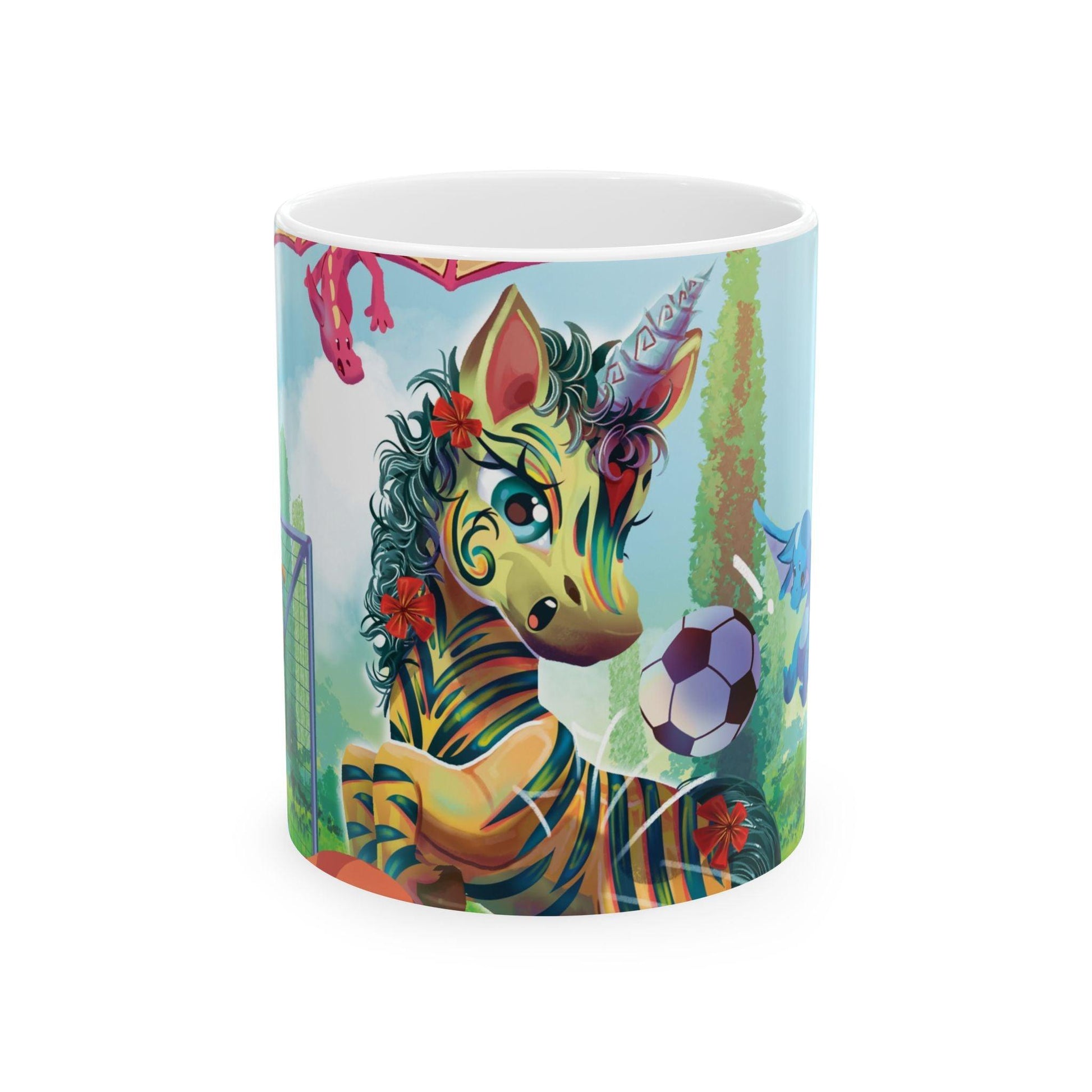 Ceramic Mug, (11oz, 15oz) - Claires Unicorn Adventures