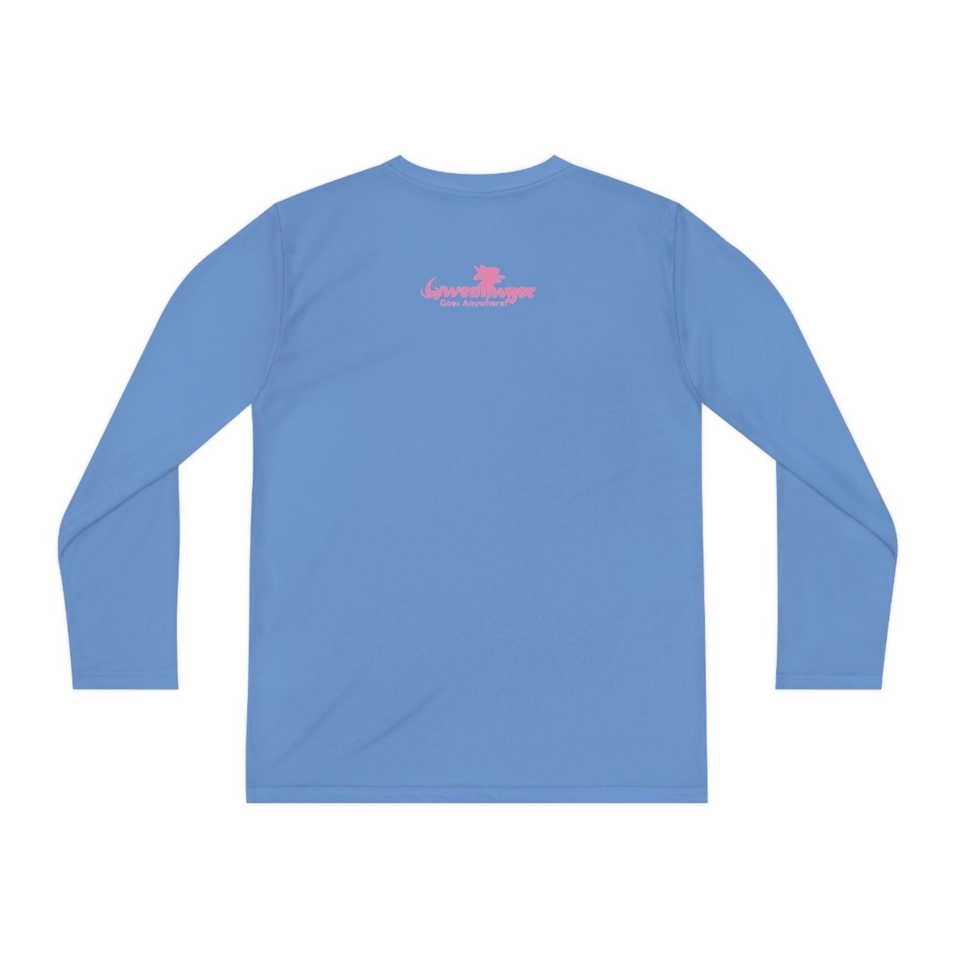 Gwenhwyer Youth Long Sleeve Competitor Tee - Claires Unicorn Adventures