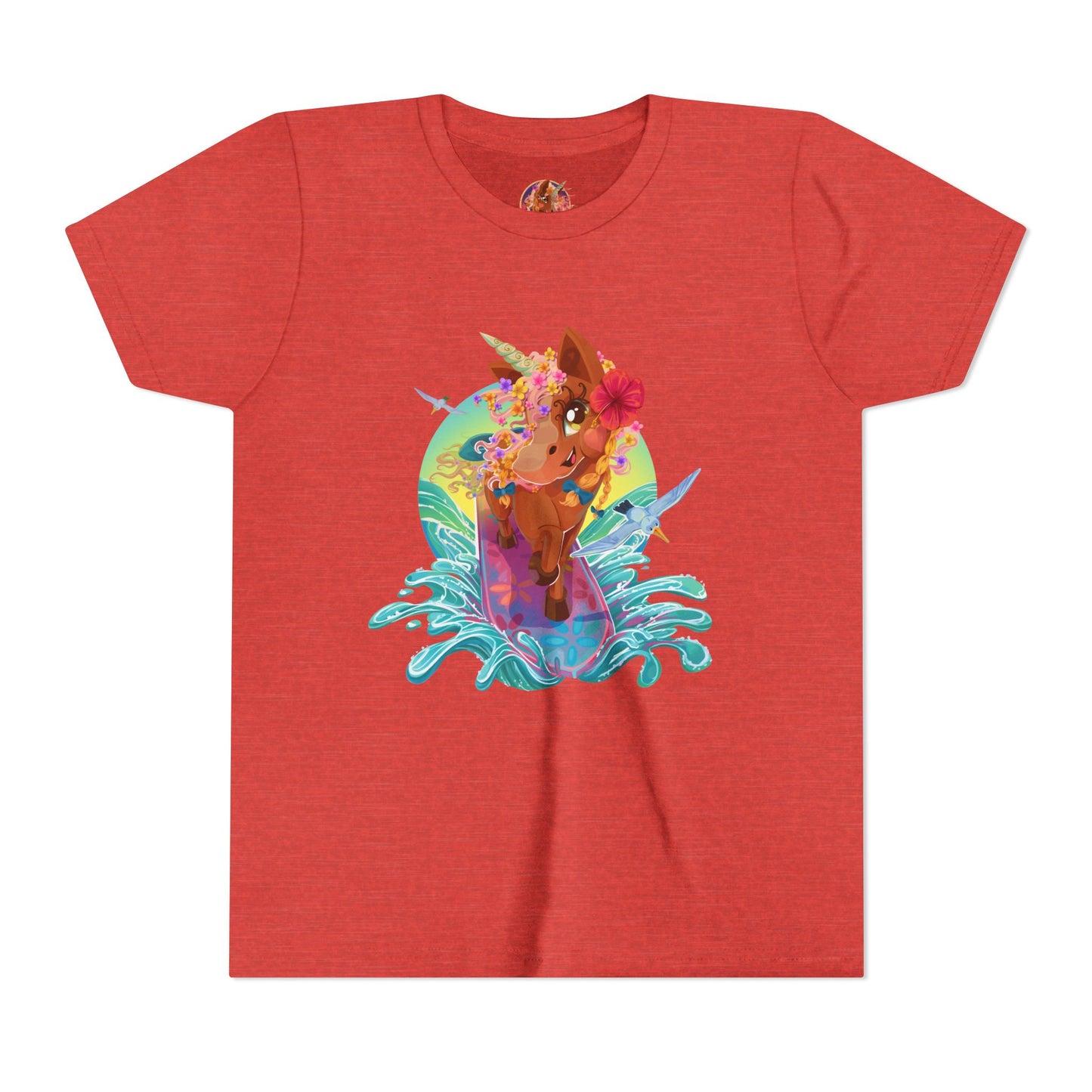 Gwenhwyer's Surfing Adventure Kids T-Shirt