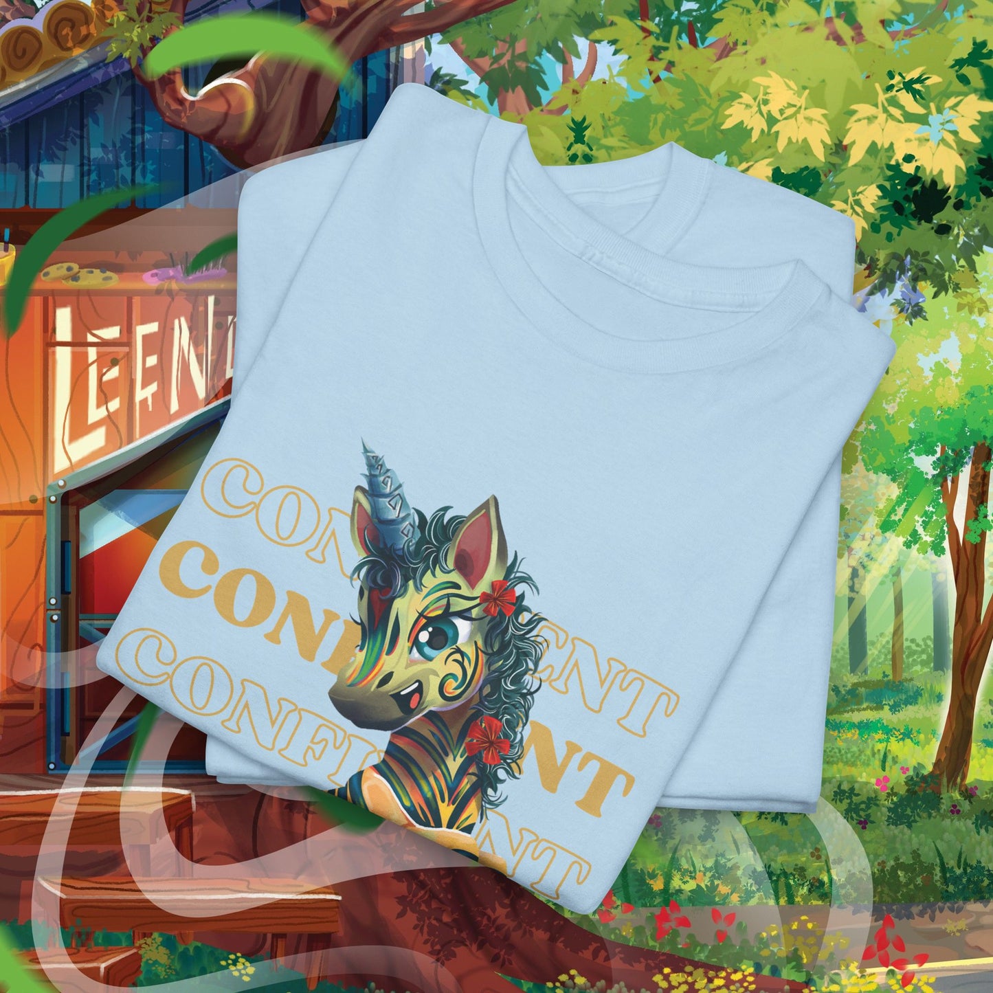 LeeNeigh Confident Unisex Heavy Cotton Tee