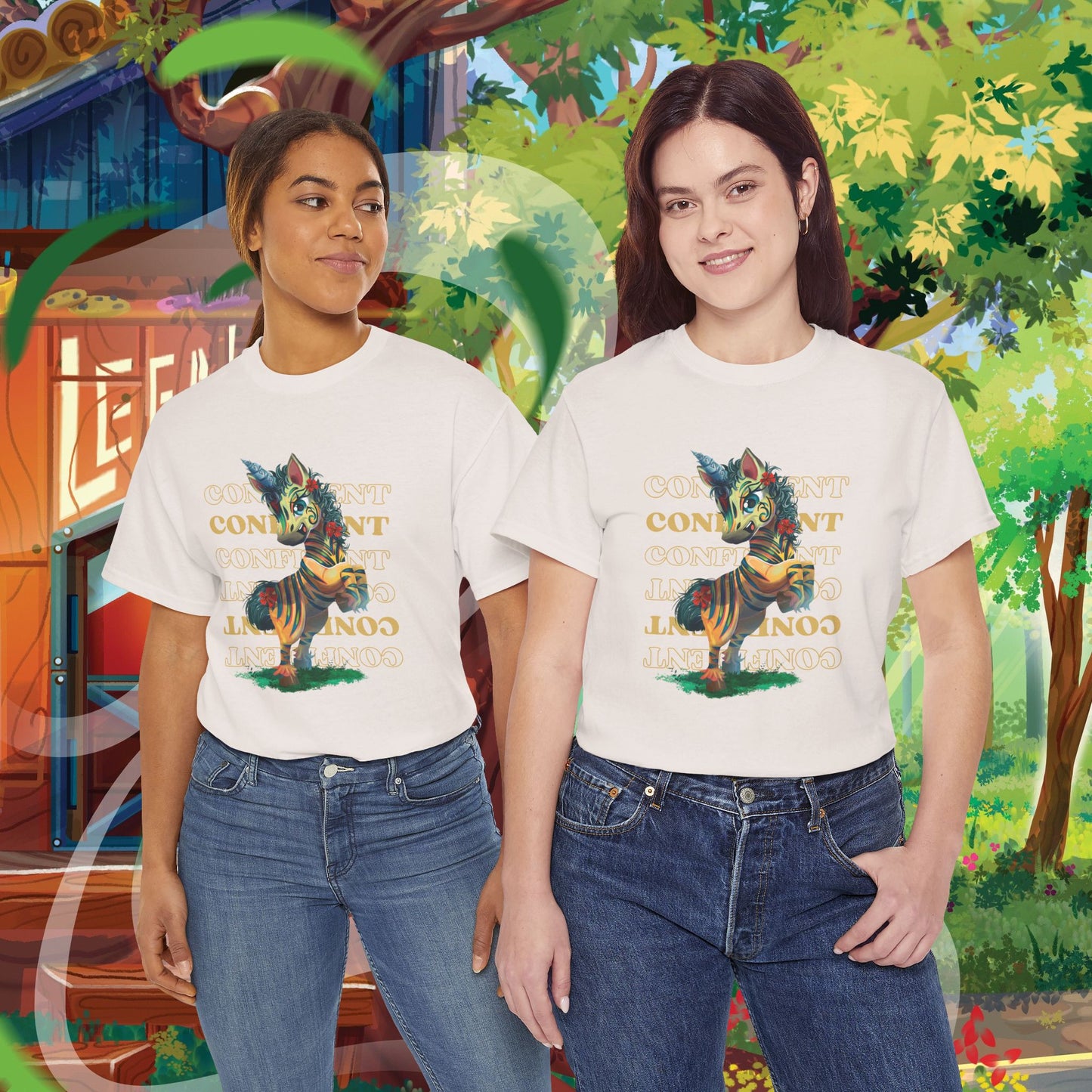 LeeNeigh Confident Unisex Heavy Cotton Tee