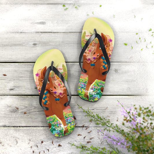 Gwenhwyer Flip Flops - Claires Unicorn Adventures