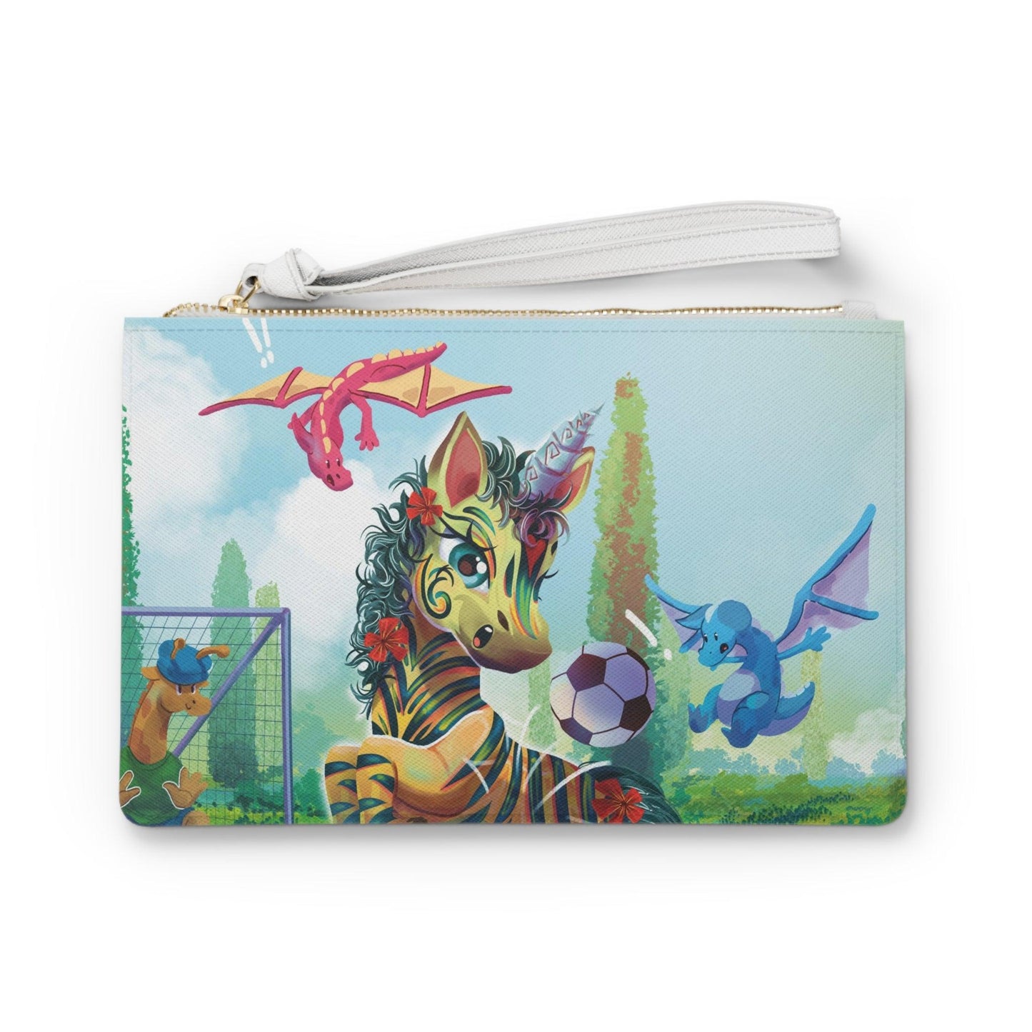 LeeNeigh Soccer Clutch Bag - Claires Unicorn Adventures