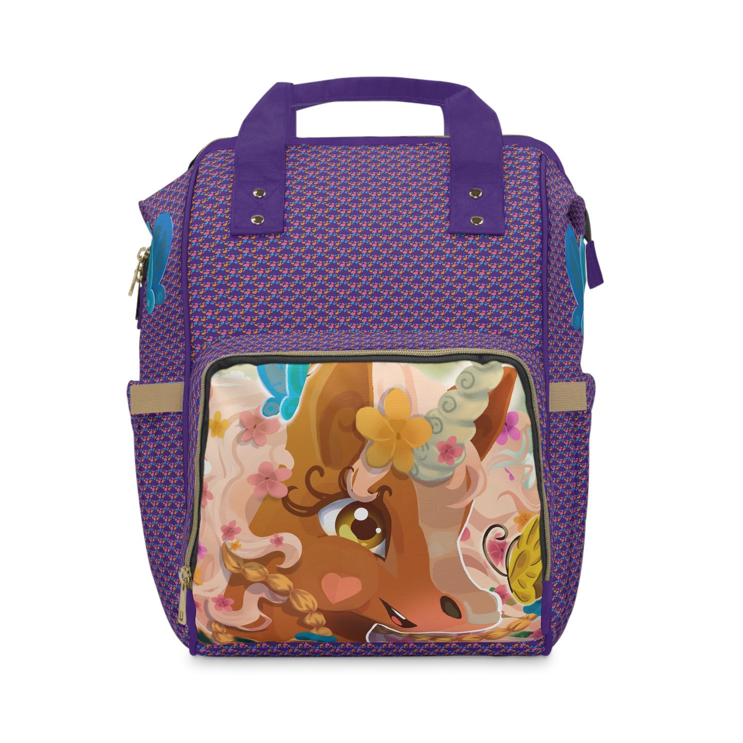Gwenhwyer Purple Multi-use Backpack