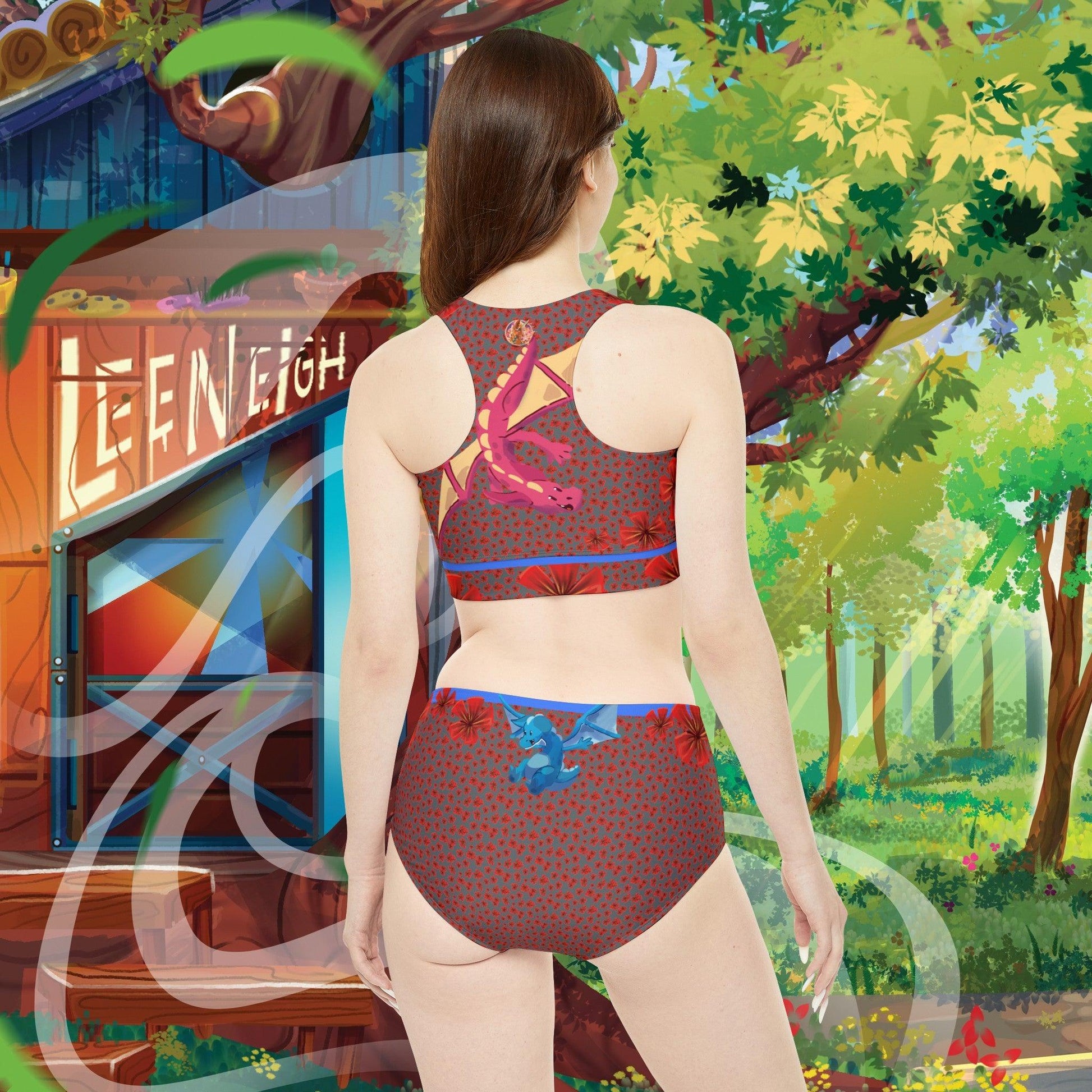 LeeNeigh Sporty Bikini Set - Claires Unicorn Adventures