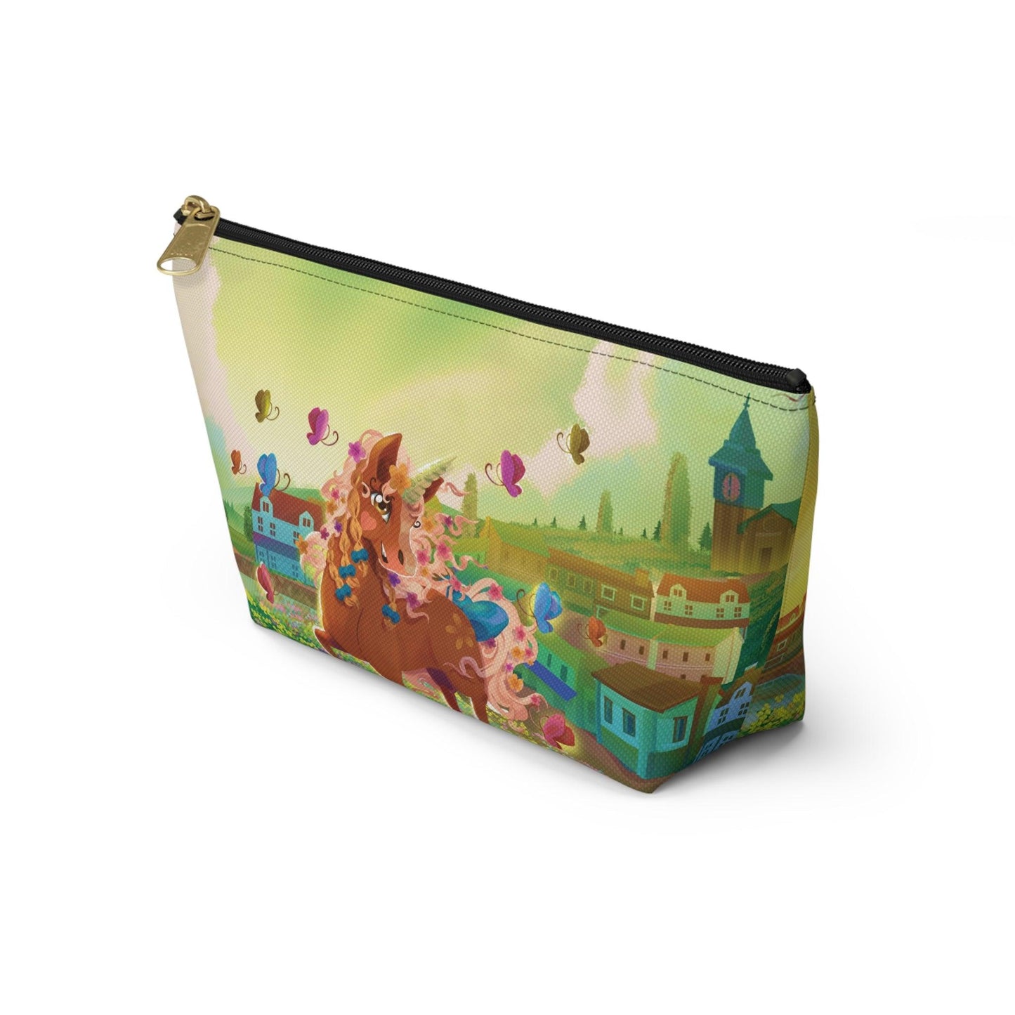 Gwenhwyer Accessory Pouch w T-bottom - Claires Unicorn Adventures