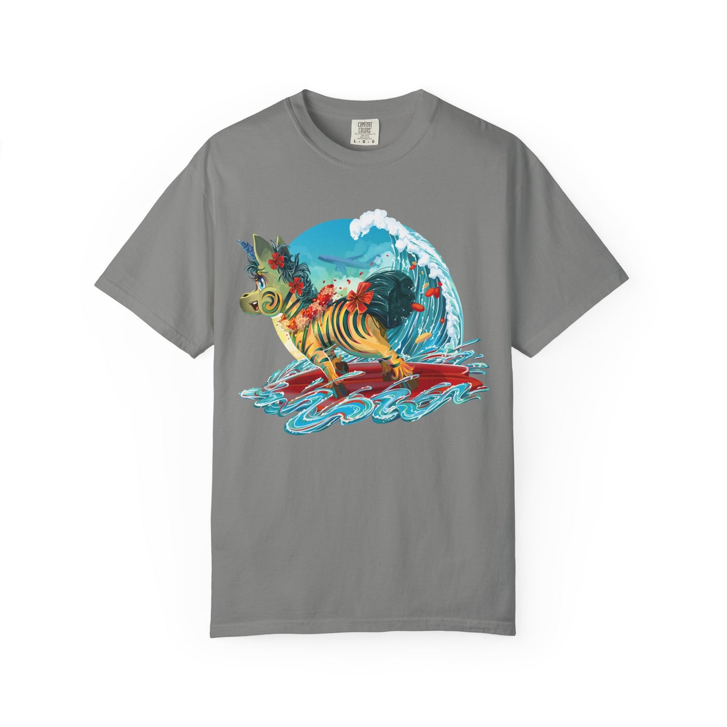 LeeNeigh Goes Surfing Unisex T-shirt