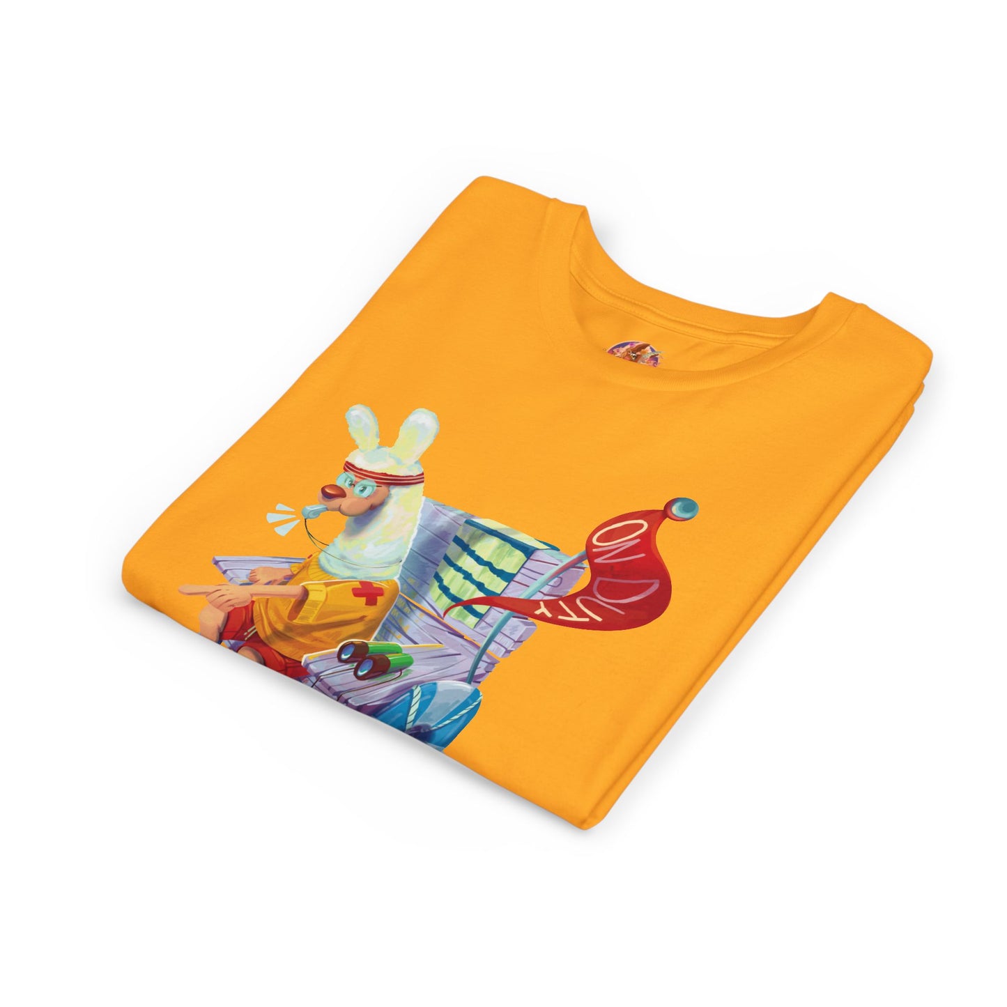 Larry the Llama Plays Lifeguard Kids T-Shirt