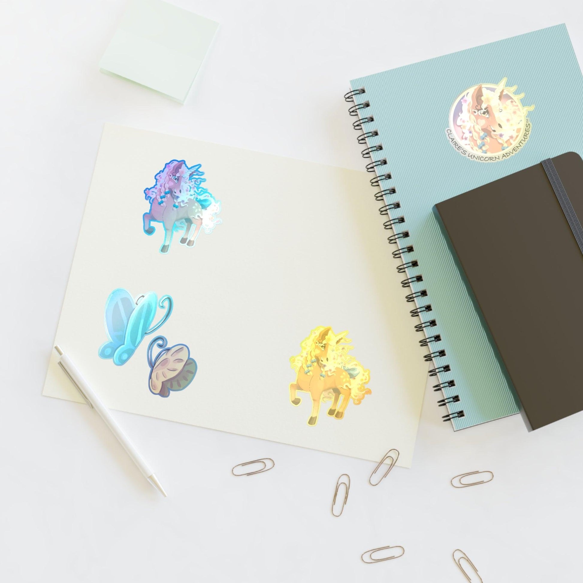 Sticker Sheets - Claires Unicorn Adventures