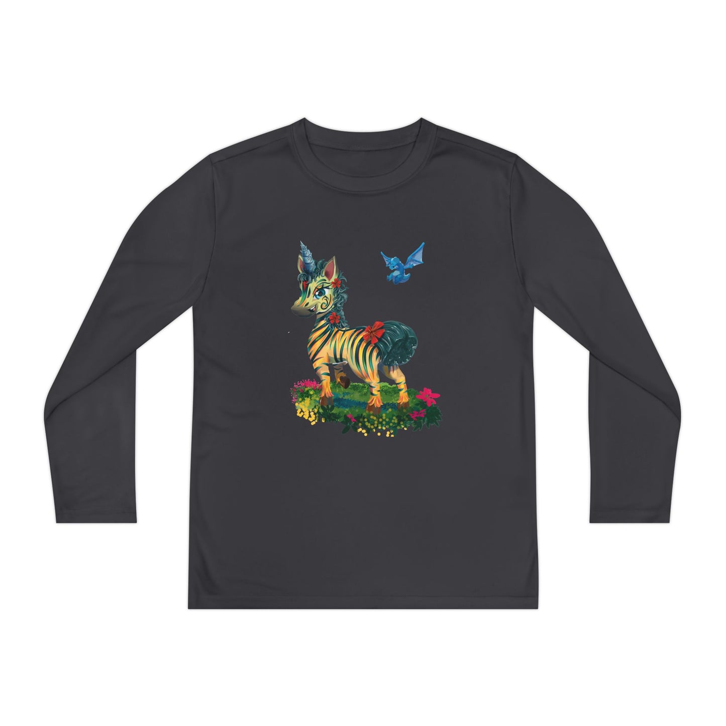 Long Sleeve Youth Tee - LeeNeigh Unicorn