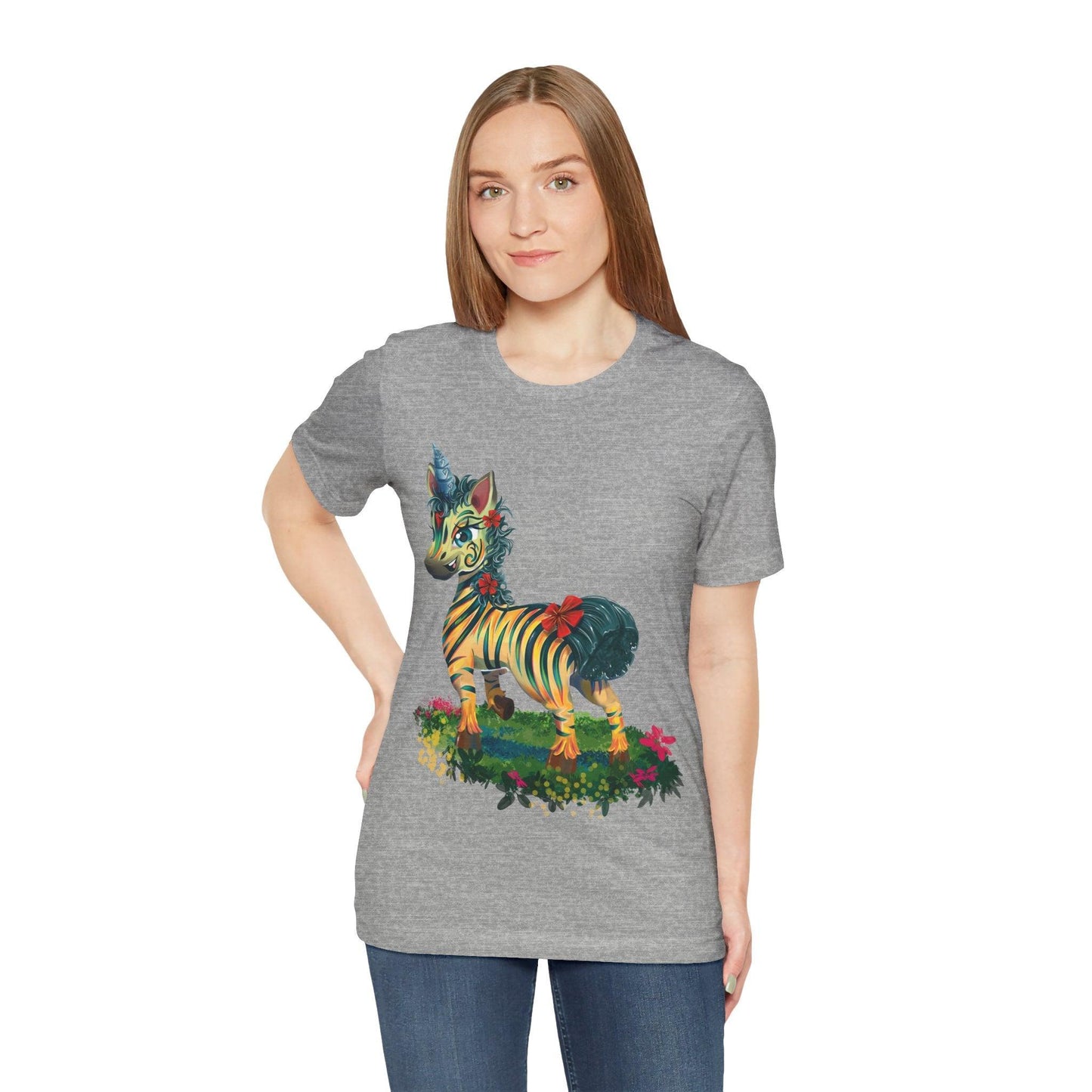 LeeNeigh Unisex Jersey Short Sleeve Tee - Claires Unicorn Adventures