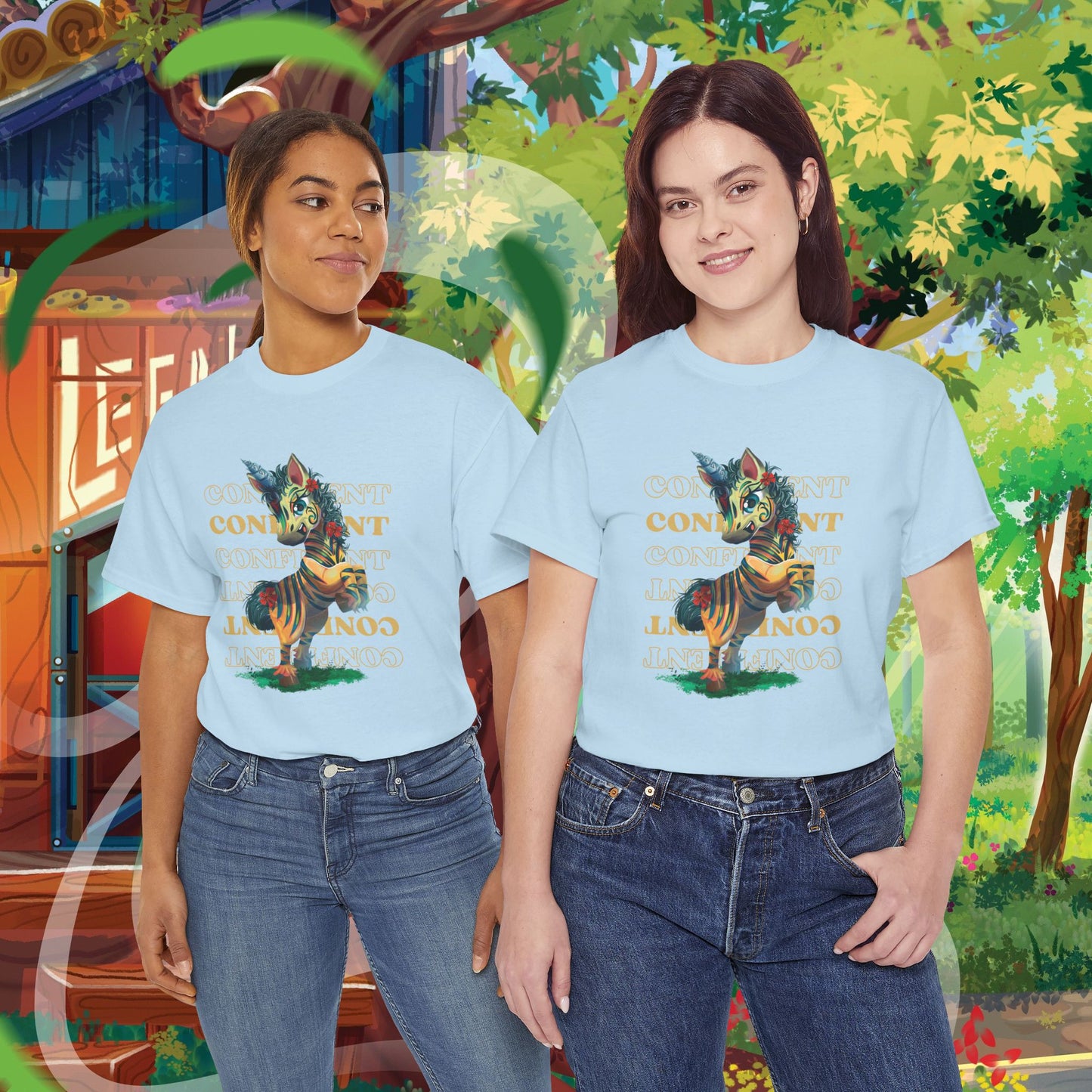 LeeNeigh Confident Unisex Heavy Cotton Tee