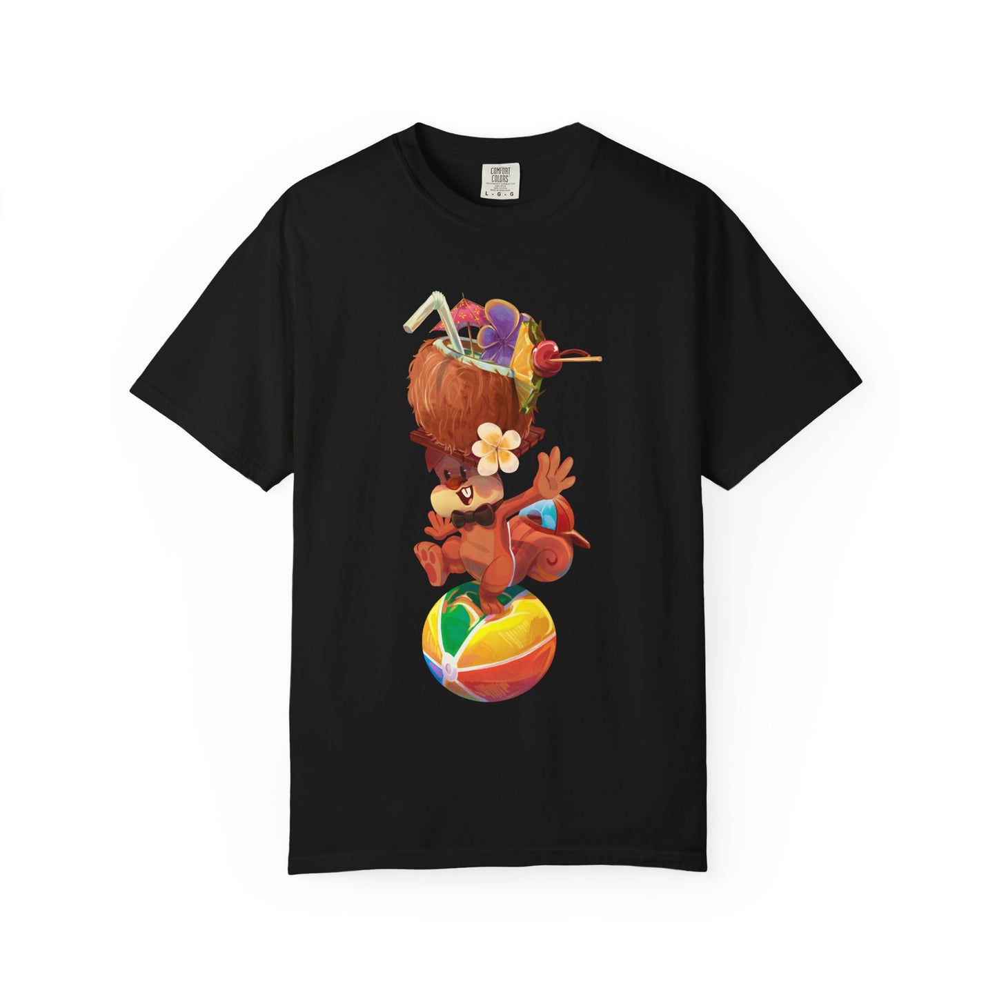 Tyrone the Squirrel Beach Ball Balancing Act Unisex T-Shirt